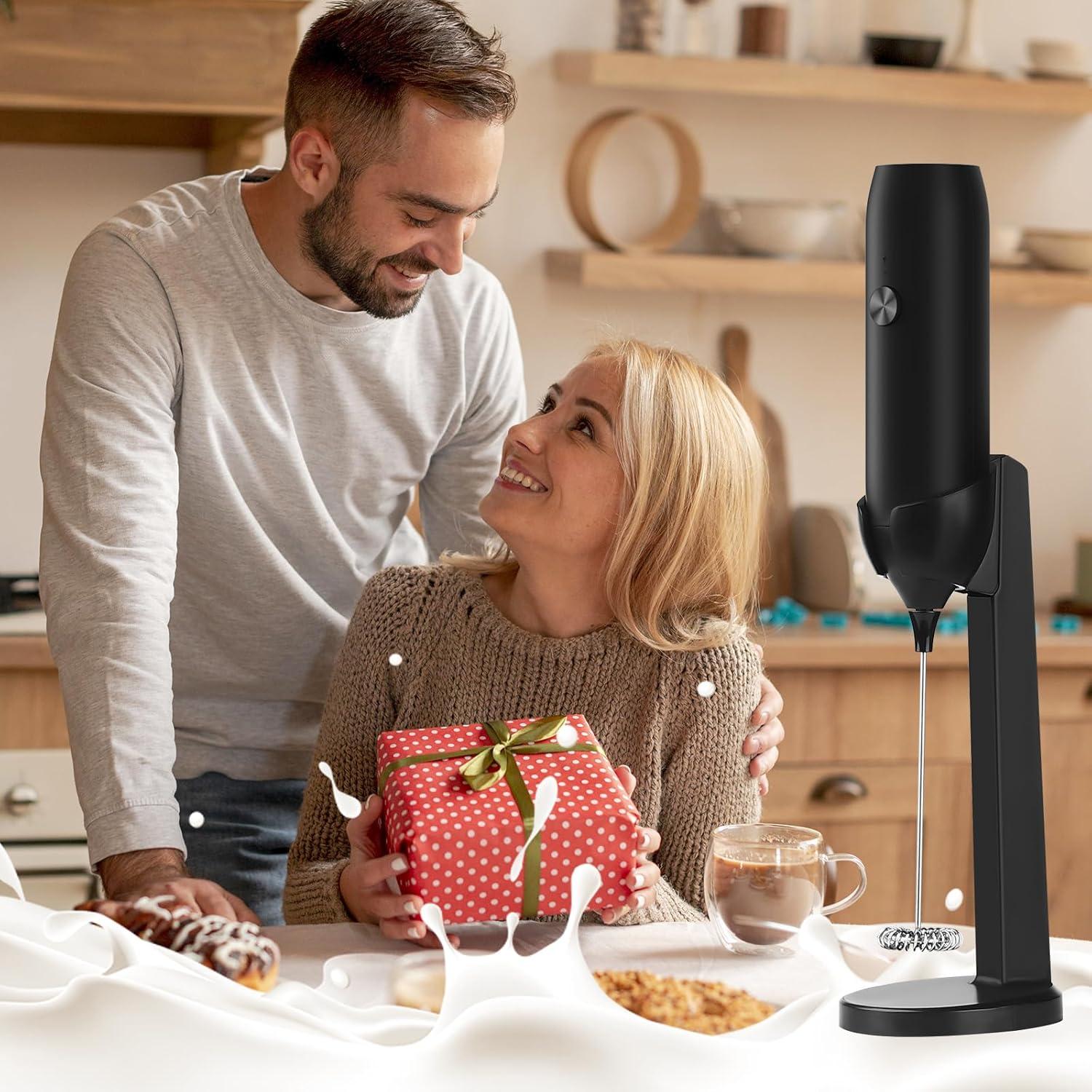 Espumador de Leche Recargable GLZOOO MK02 USB-C 306g