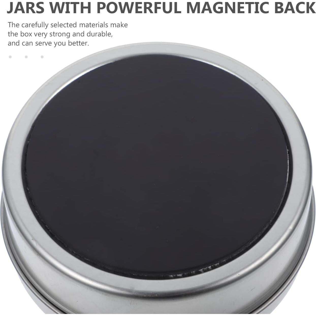 Tarro Magnético para Especias DECHOUS - Acero Inoxidable 9x9 cm