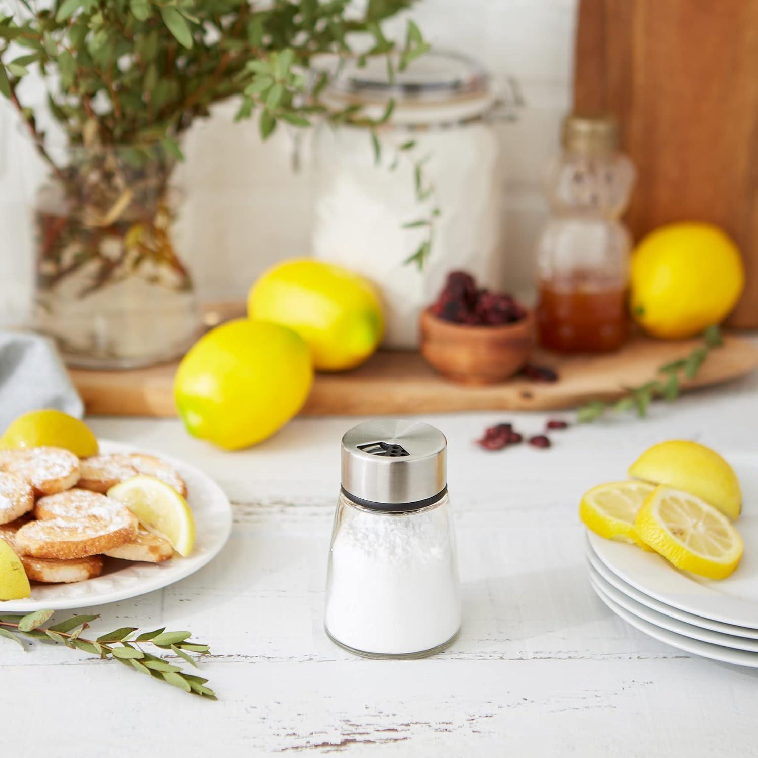 Shaker de Especias RSVP Internacional 148.9 ml Vidrio Acero