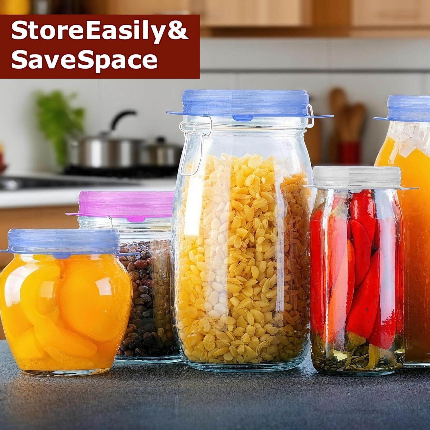 Tapas de Silicona Estirables GRIDAF - 6 Piezas Reutilizables