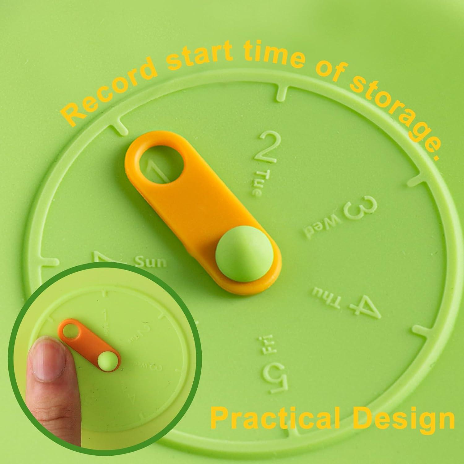 Set de 6 Tapas de Silicona Estirables Dacthuw para Alimentos