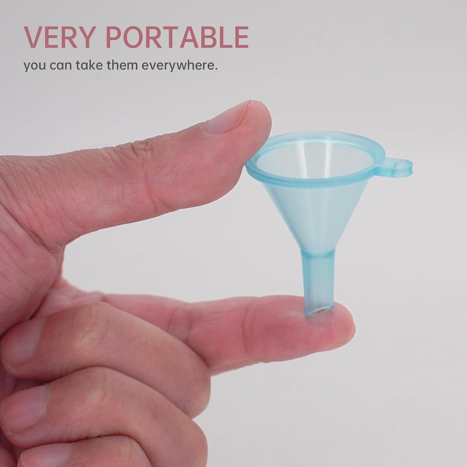 Paquete de 10 Mini Embudos Plásticos eispap para Cocina y Laboratorio