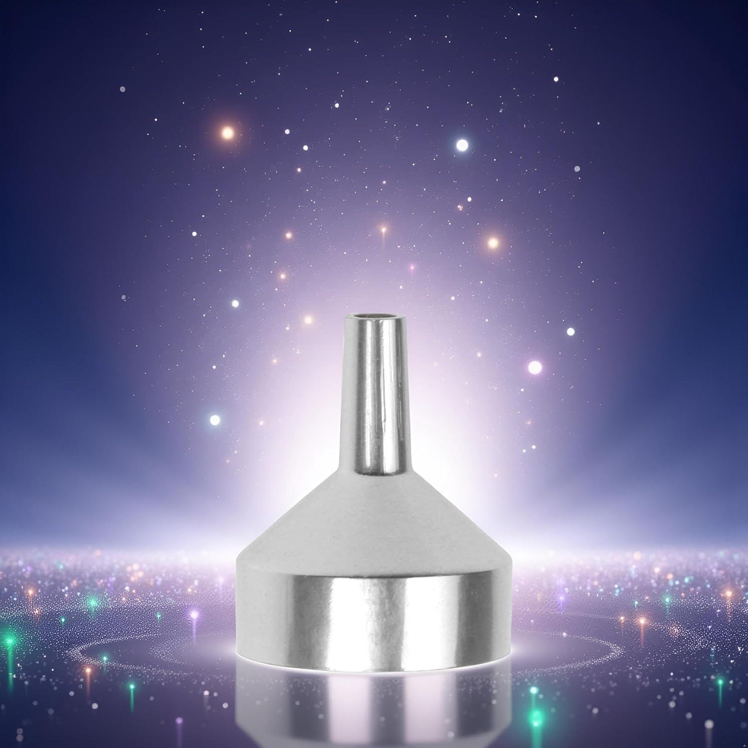 Mini Embudo de Perfume Plateado con Colador - Labriciyon