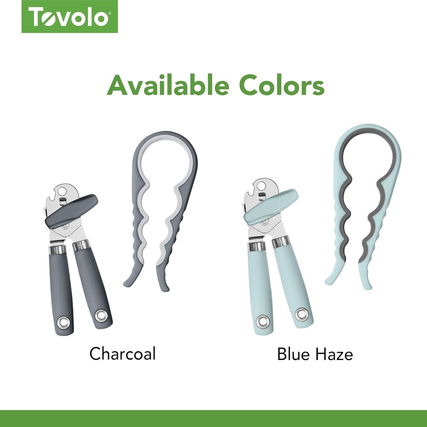 Juego de Abridores Manuales Tovolo - Latas y Tarros, Niebla Azul