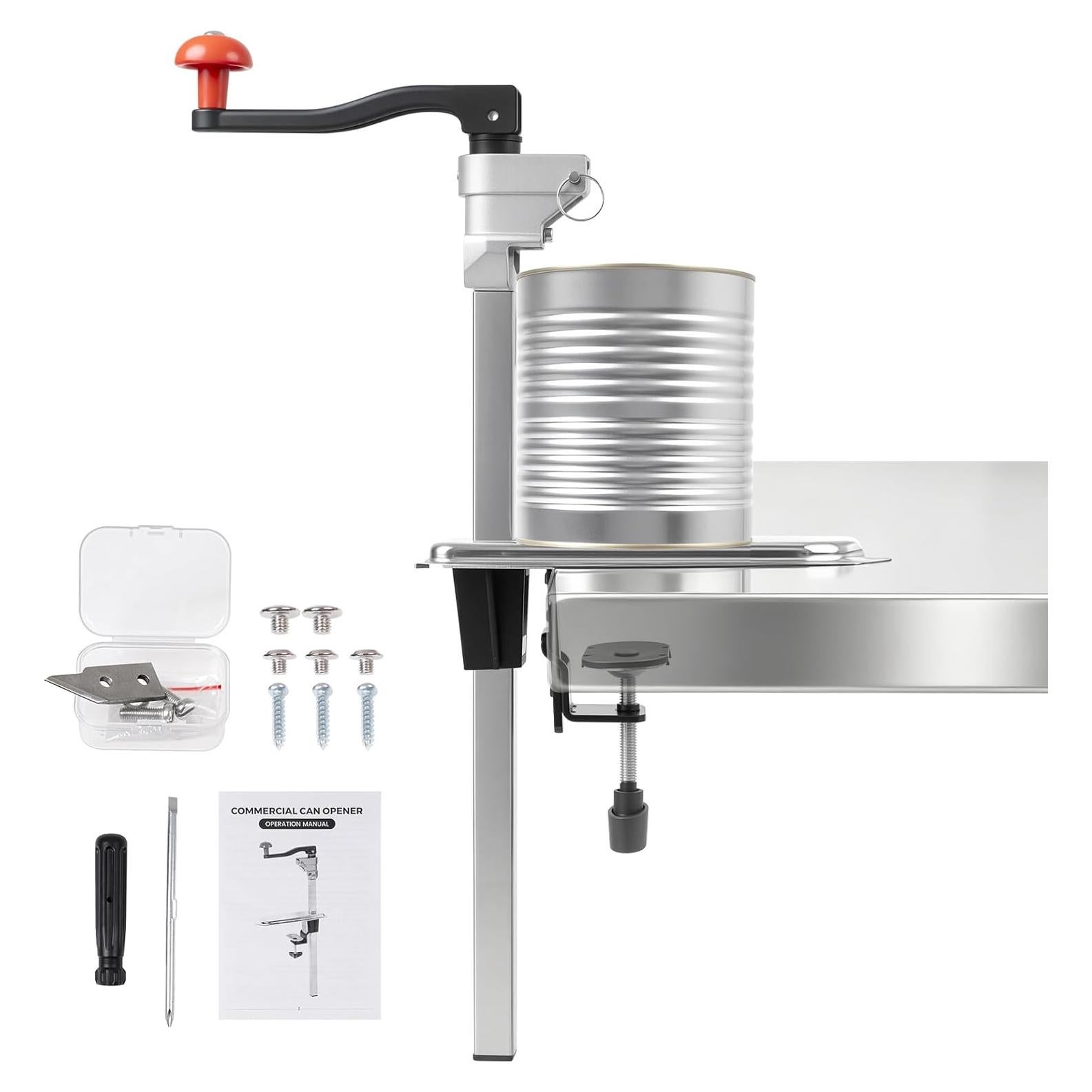 Abridor de Lata Manual IRONWALLS para Latas Altas 40cm