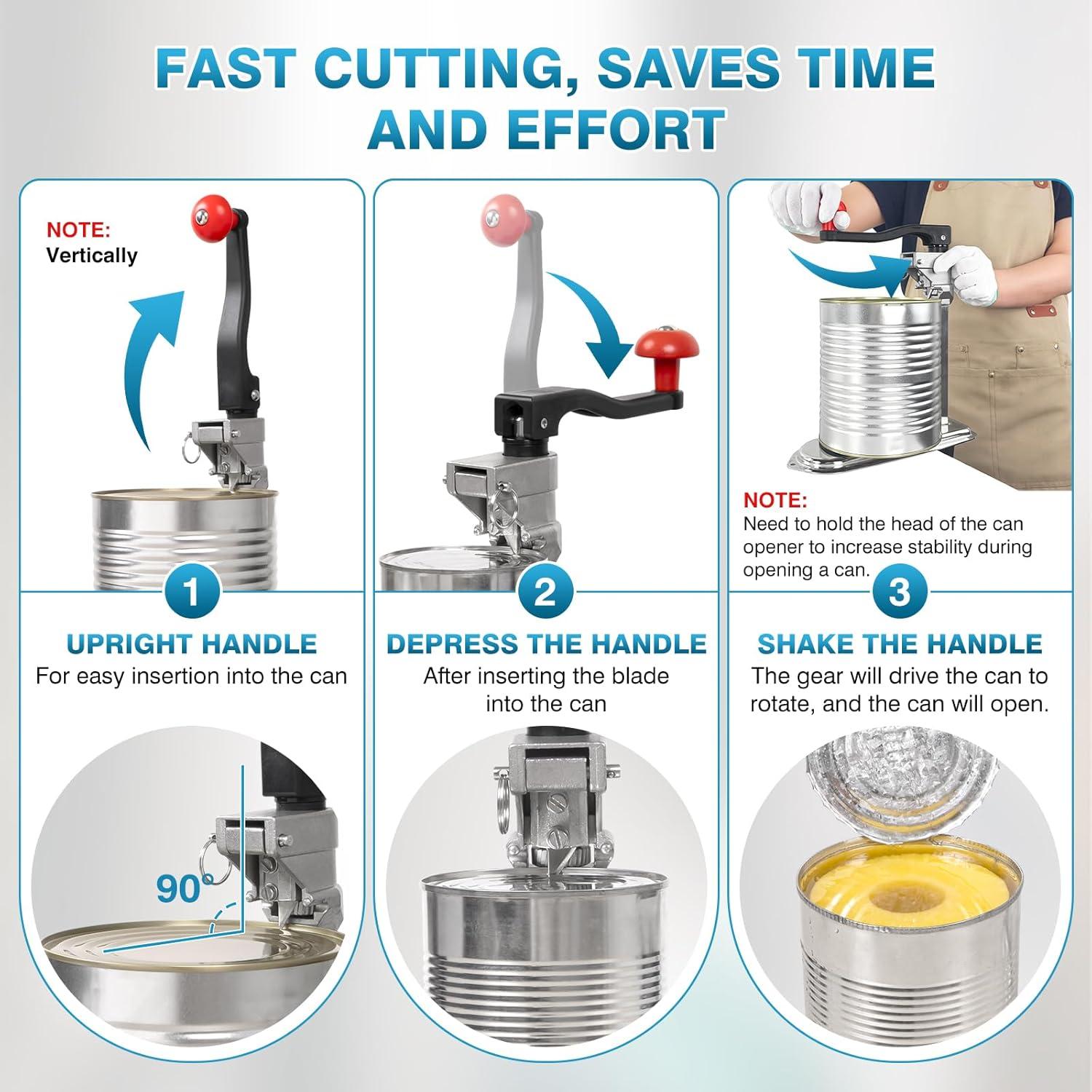 Abridor de Lata Manual IRONWALLS para Latas Altas 40cm