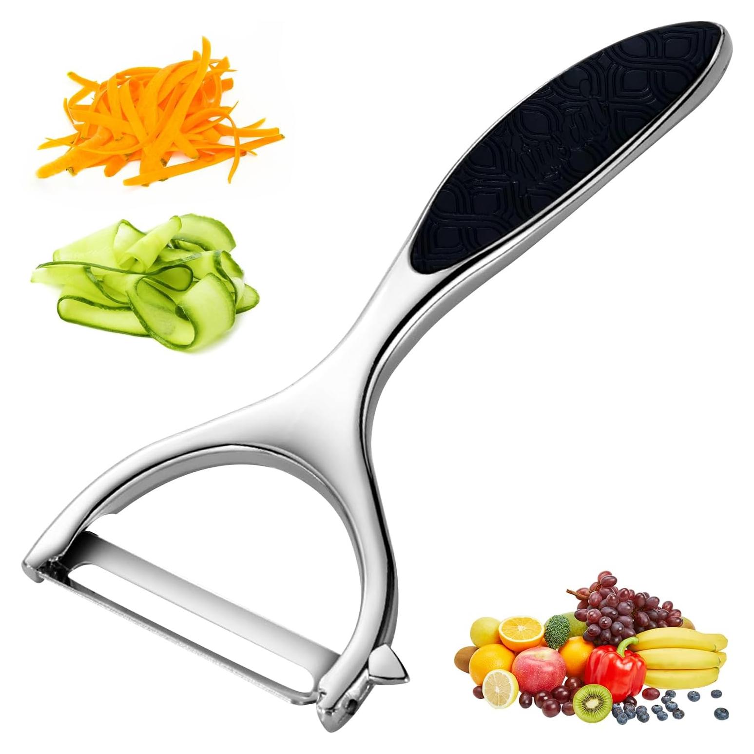 Pelador de Verduras Leaflai en Y, Acero Inoxidable, 1 Paquete