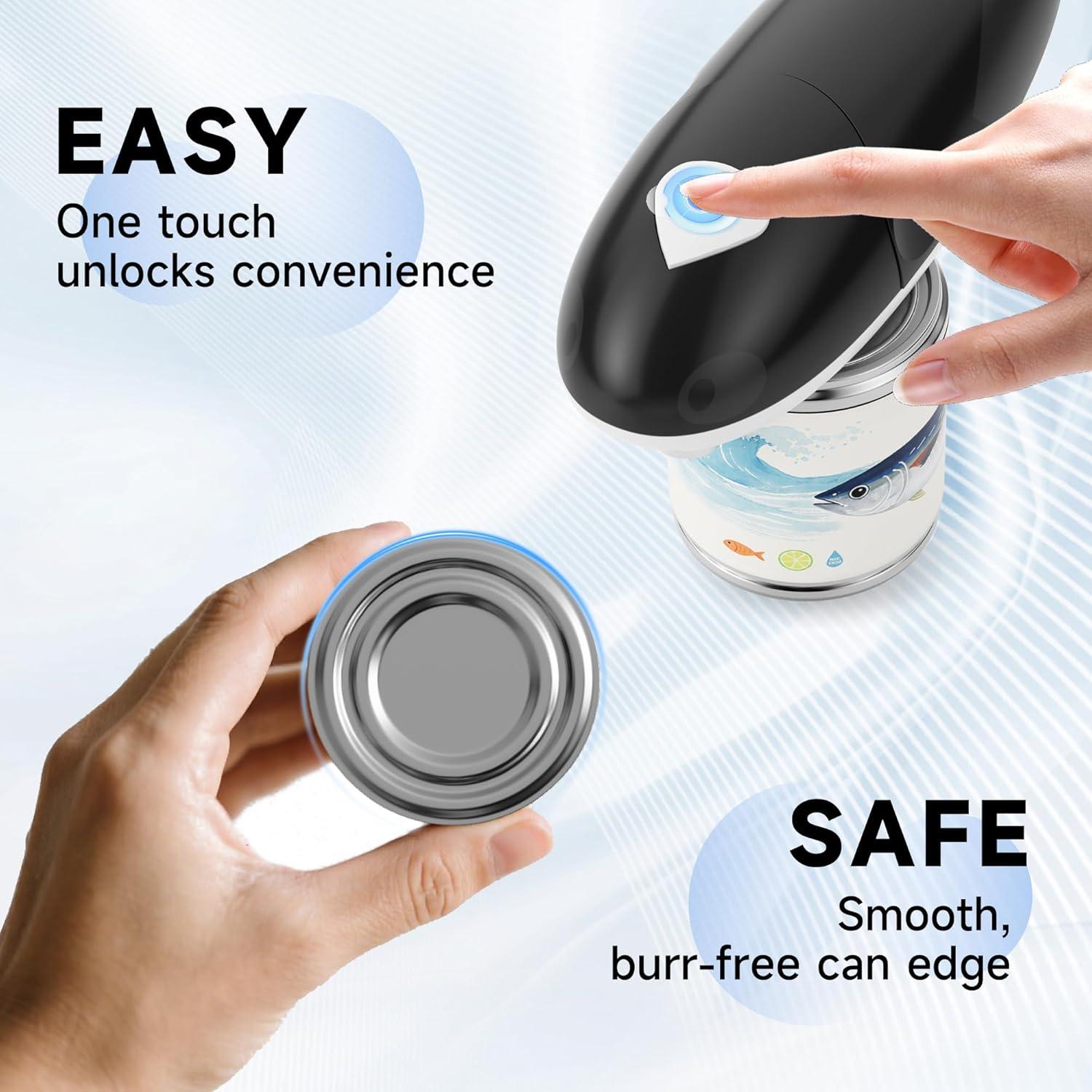 Abrelatas Eléctrico ROLWAY ECO Antideslizante para Personas Mayores