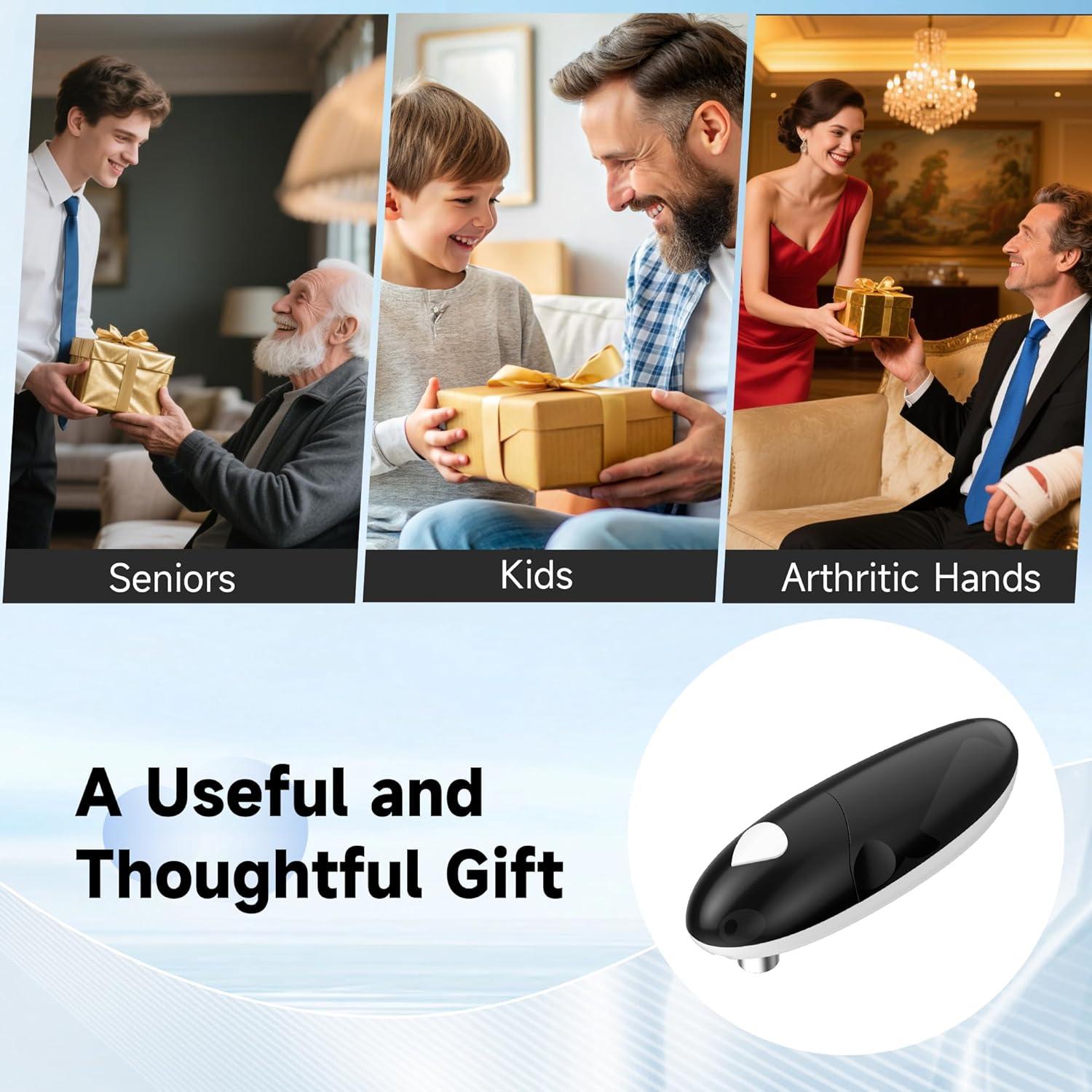 Abrelatas Eléctrico ROLWAY ECO Antideslizante para Personas Mayores