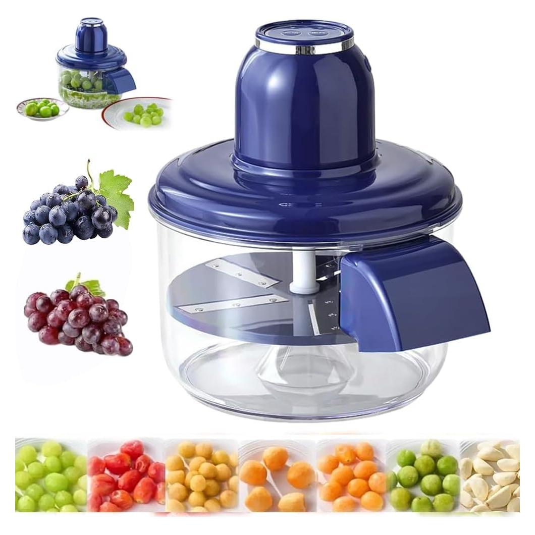 Máquina Peladora Automática NKDFRI para Uvas y Ajo - Azul