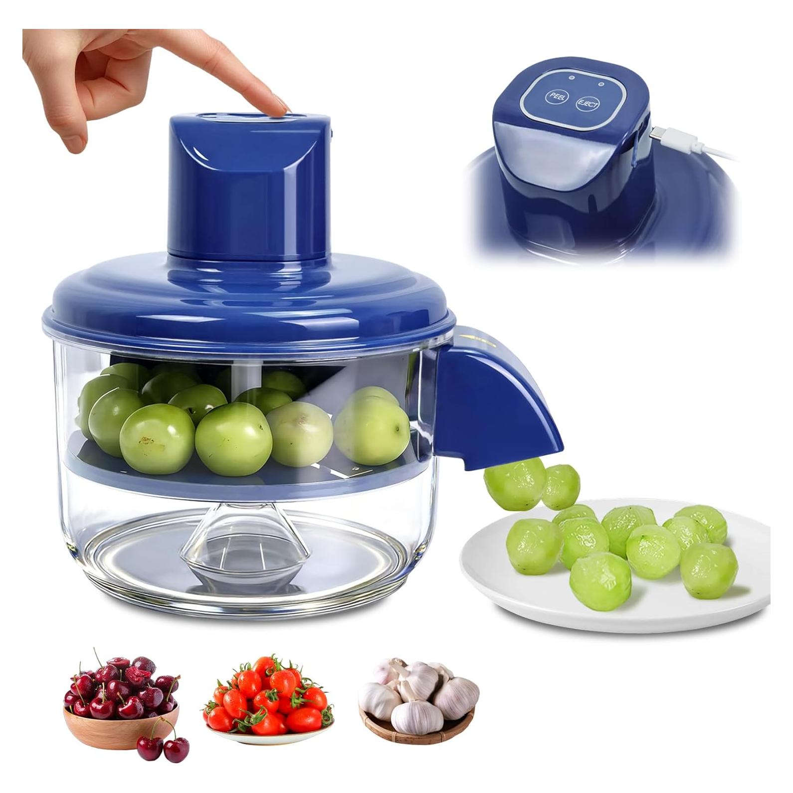 Máquina de Pelar Eléctrica KEVLTROV EPM01 - Pelador Automático de Frutas y Verduras