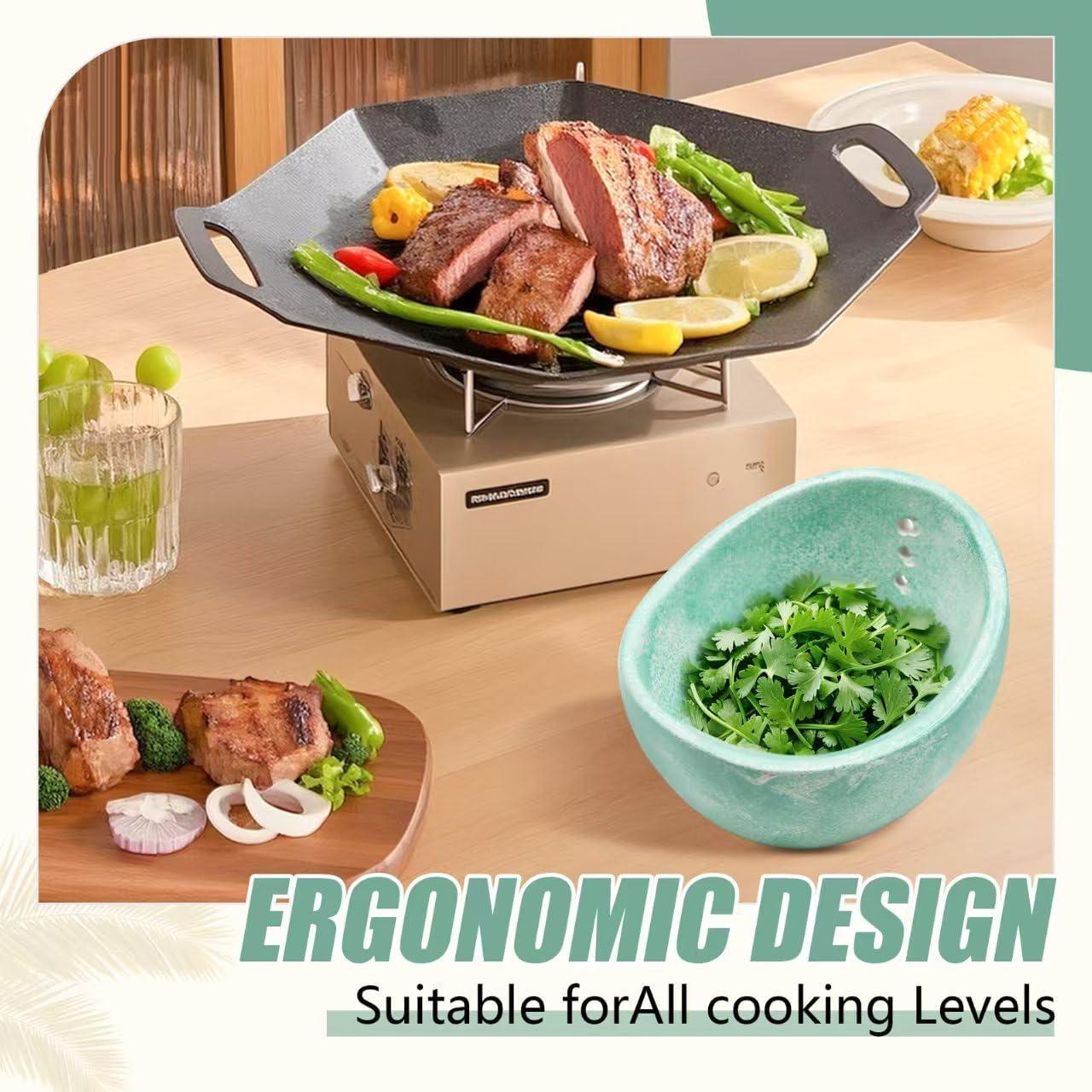 Tazón de Cerámica Deshojador de Hierbas Rimigood 230g