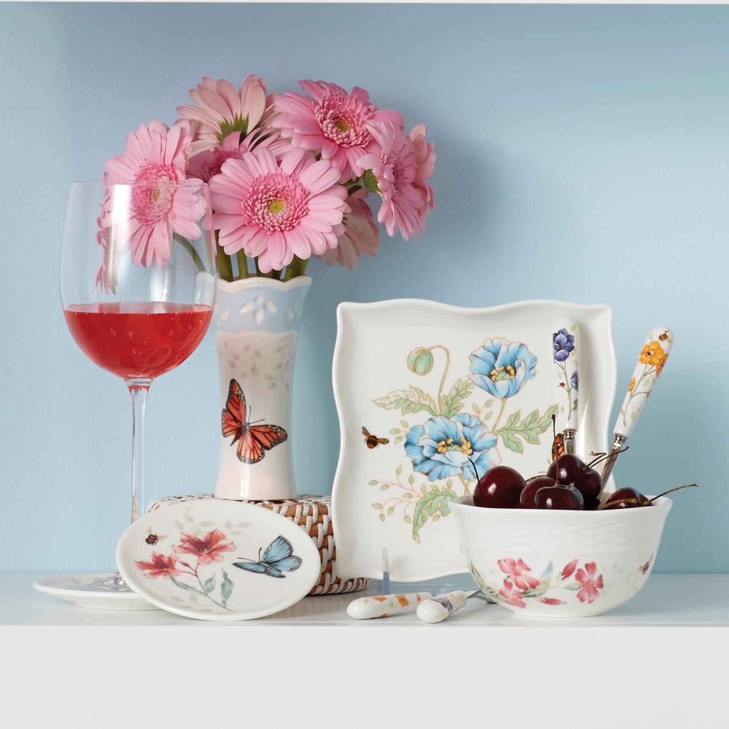 Juego de 2 Espátulas Lenox Mariposa Prado Acero Inoxidable