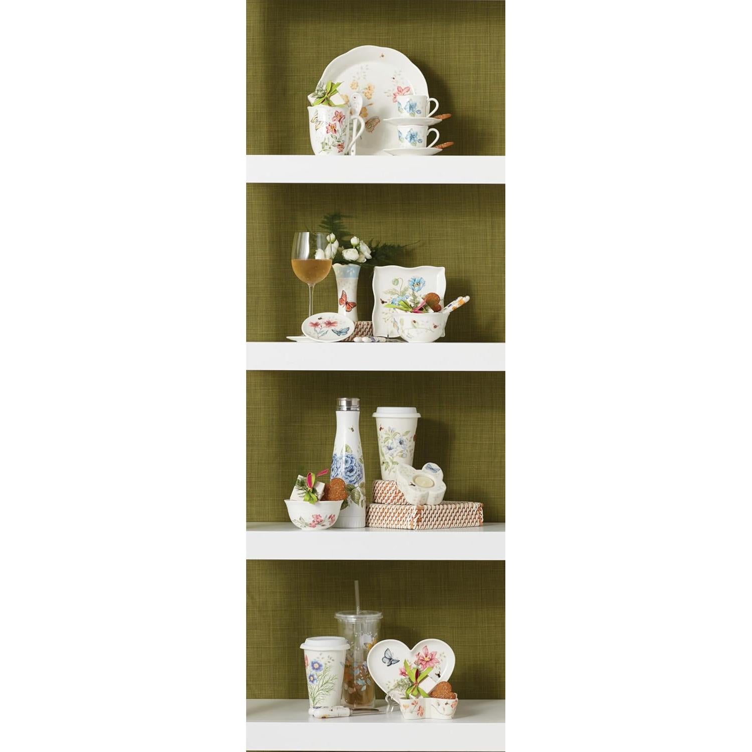 Juego de 2 Espátulas Lenox Mariposa Prado Acero Inoxidable