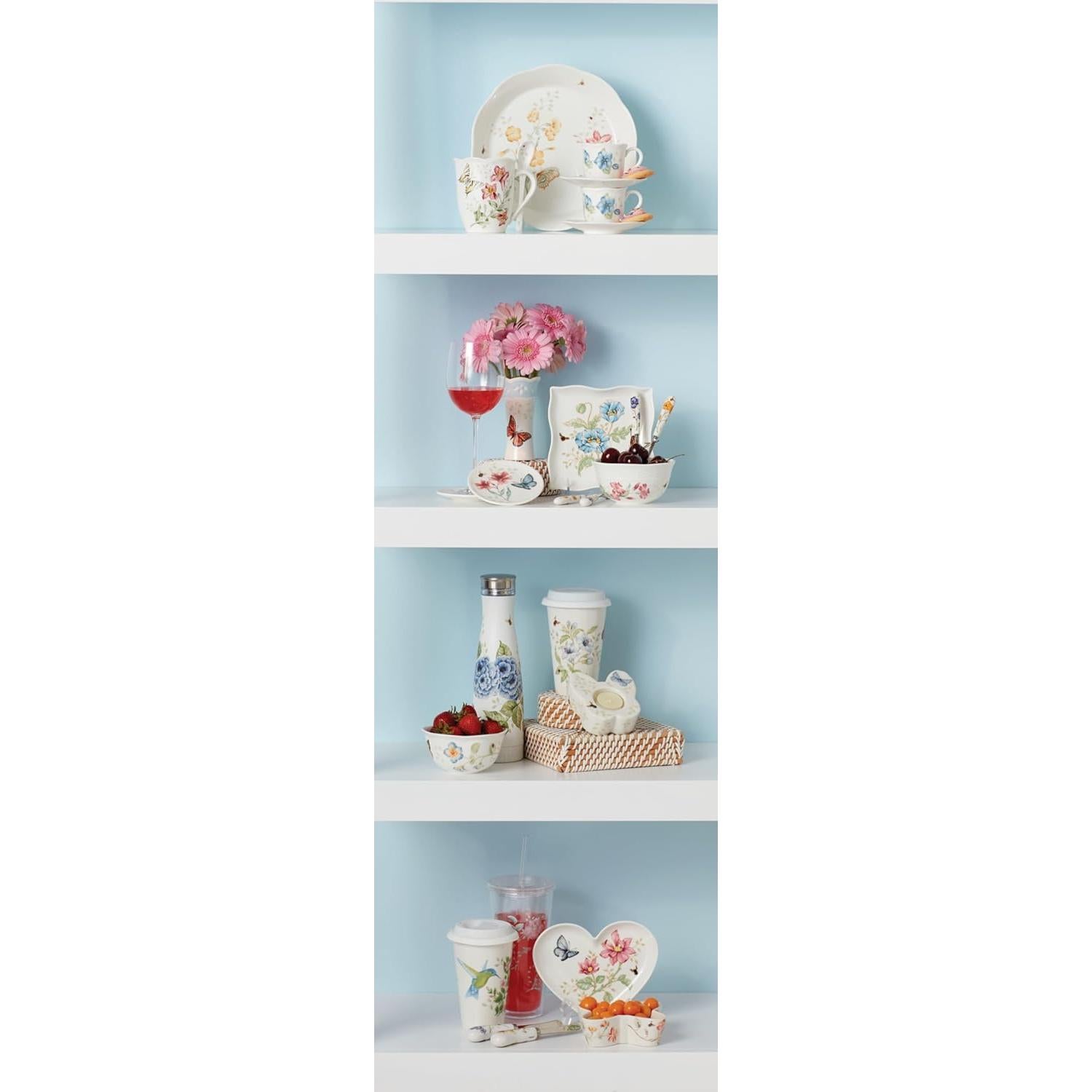 Juego de 2 Espátulas Lenox Mariposa Prado Acero Inoxidable