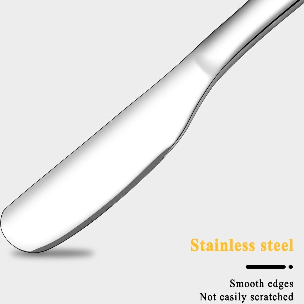 Set de 4 Cuchillos de Mantequilla Homquen Acero Inoxidable