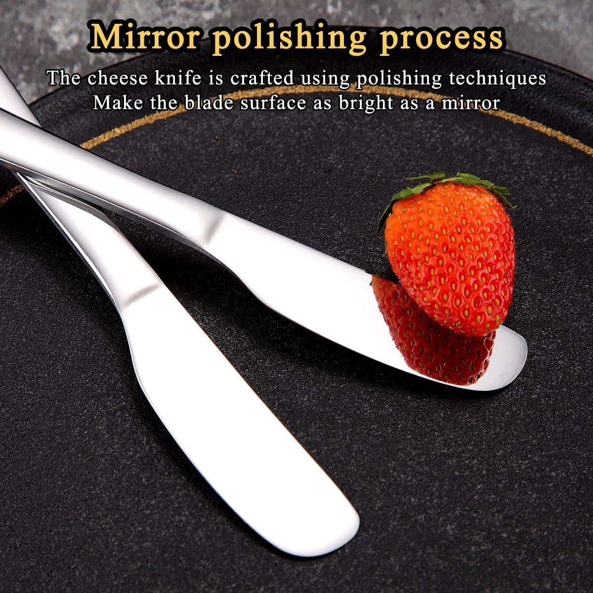 Set de 4 Cuchillos de Mantequilla Homquen Acero Inoxidable