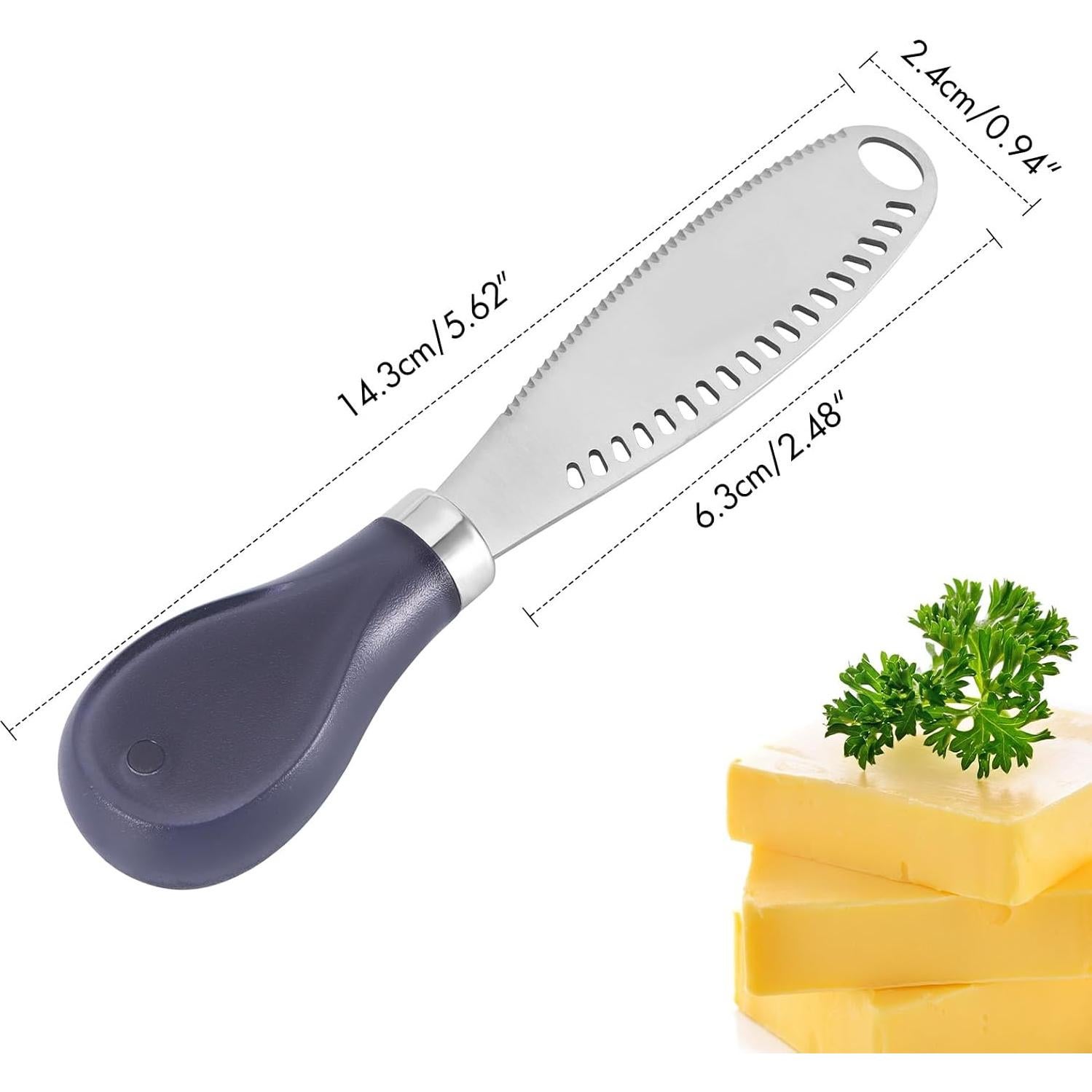 Cuchillo para Mantequilla LemonBest 3 en 1 Acero Inoxidable