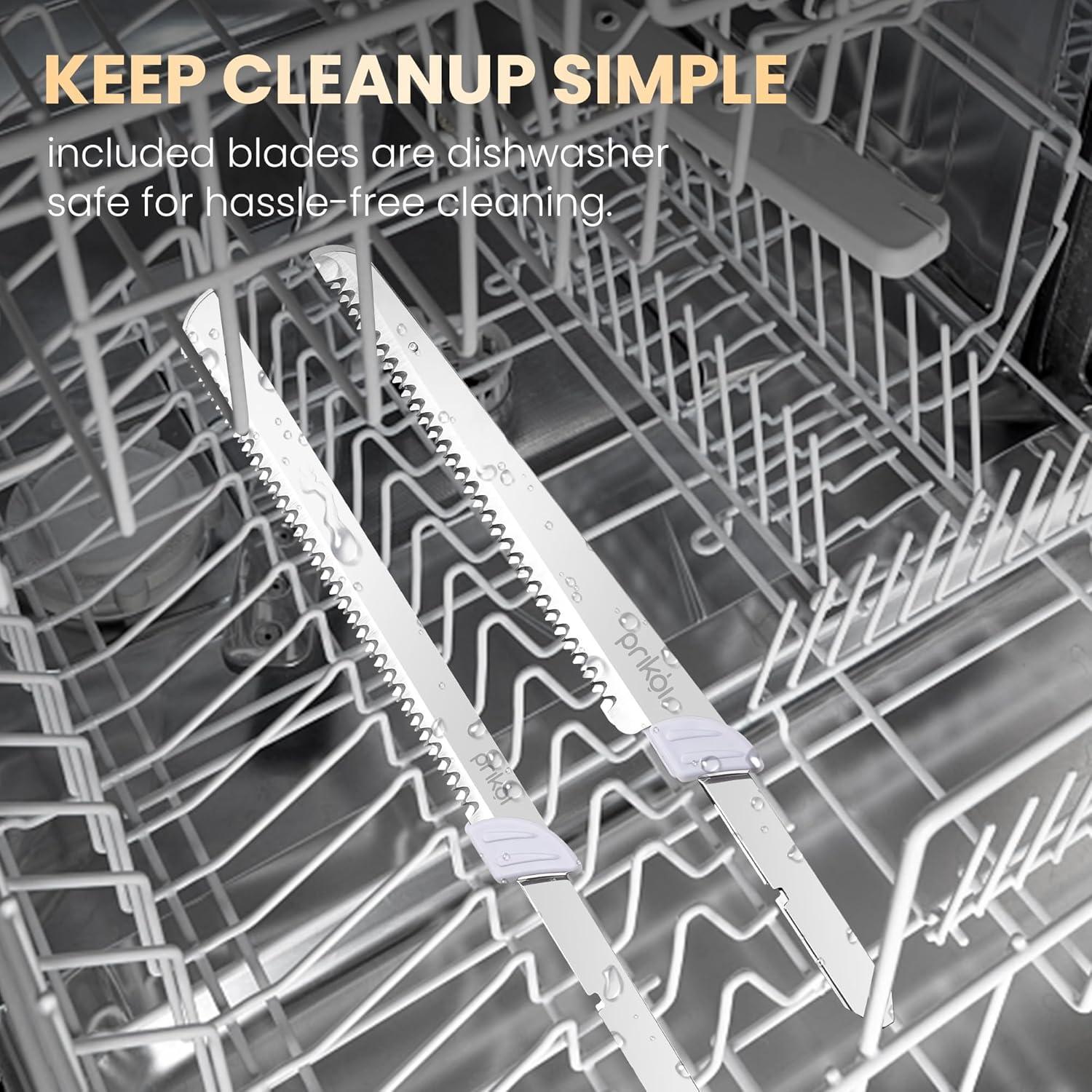 Cuchillo Eléctrico Inalámbrico Prikoi con 2 Cuchillas 40.7 cm