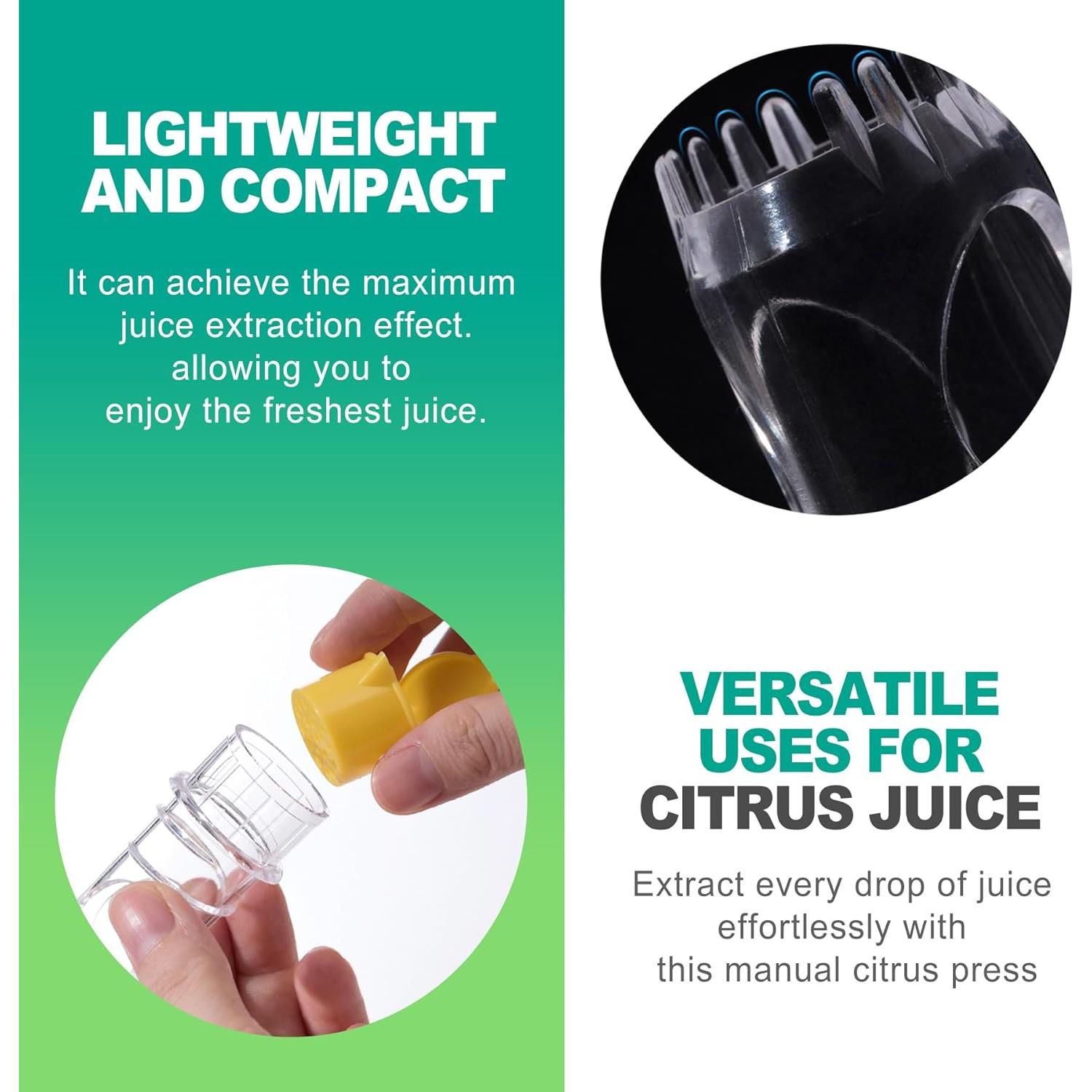 Exprimidor de Limón Compacto SLAIXIU con Tapa de Tornillo