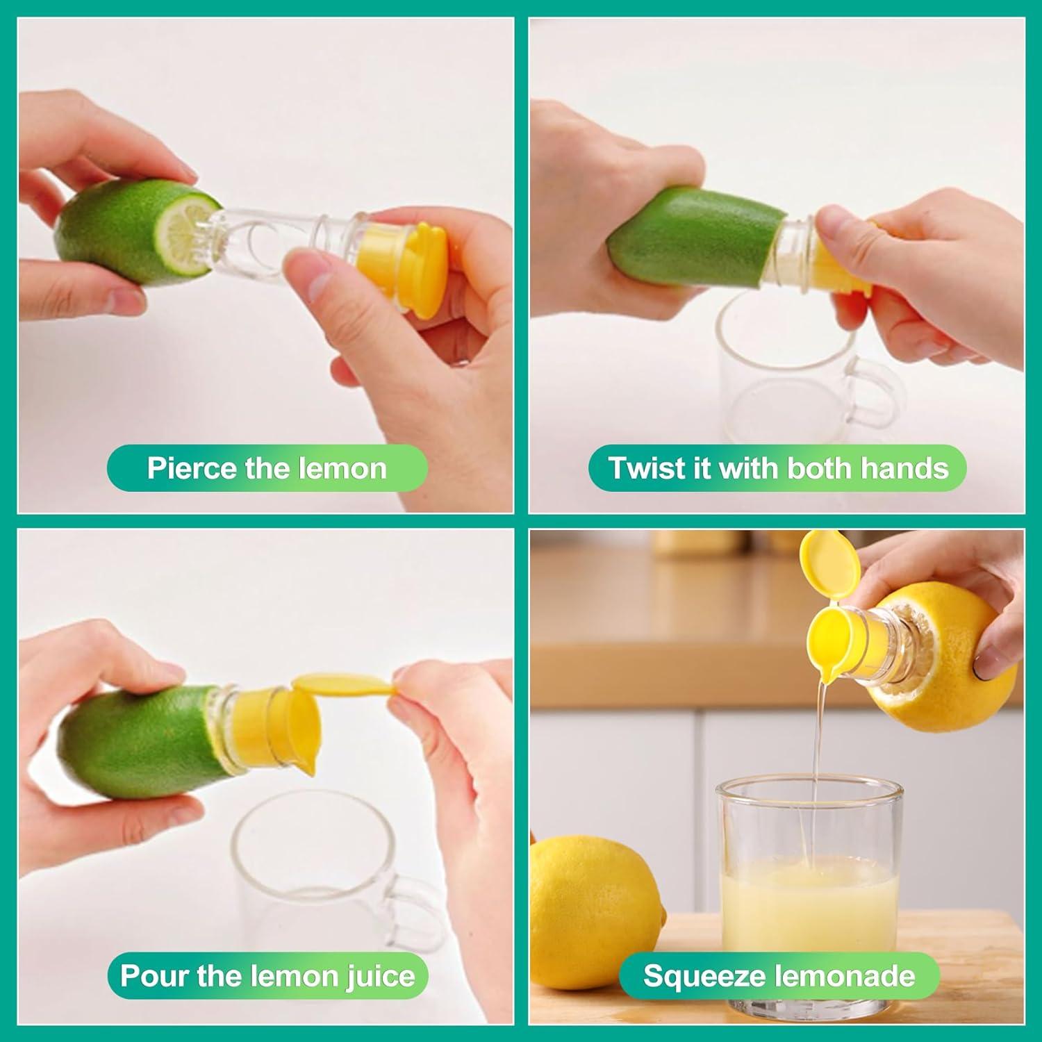 Exprimidor de Limón Compacto SLAIXIU con Tapa de Tornillo