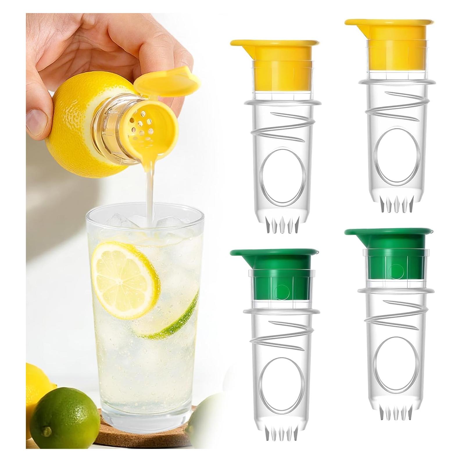 Exprimidor Manual de Limón JGLXF 4 Piezas con Filtro