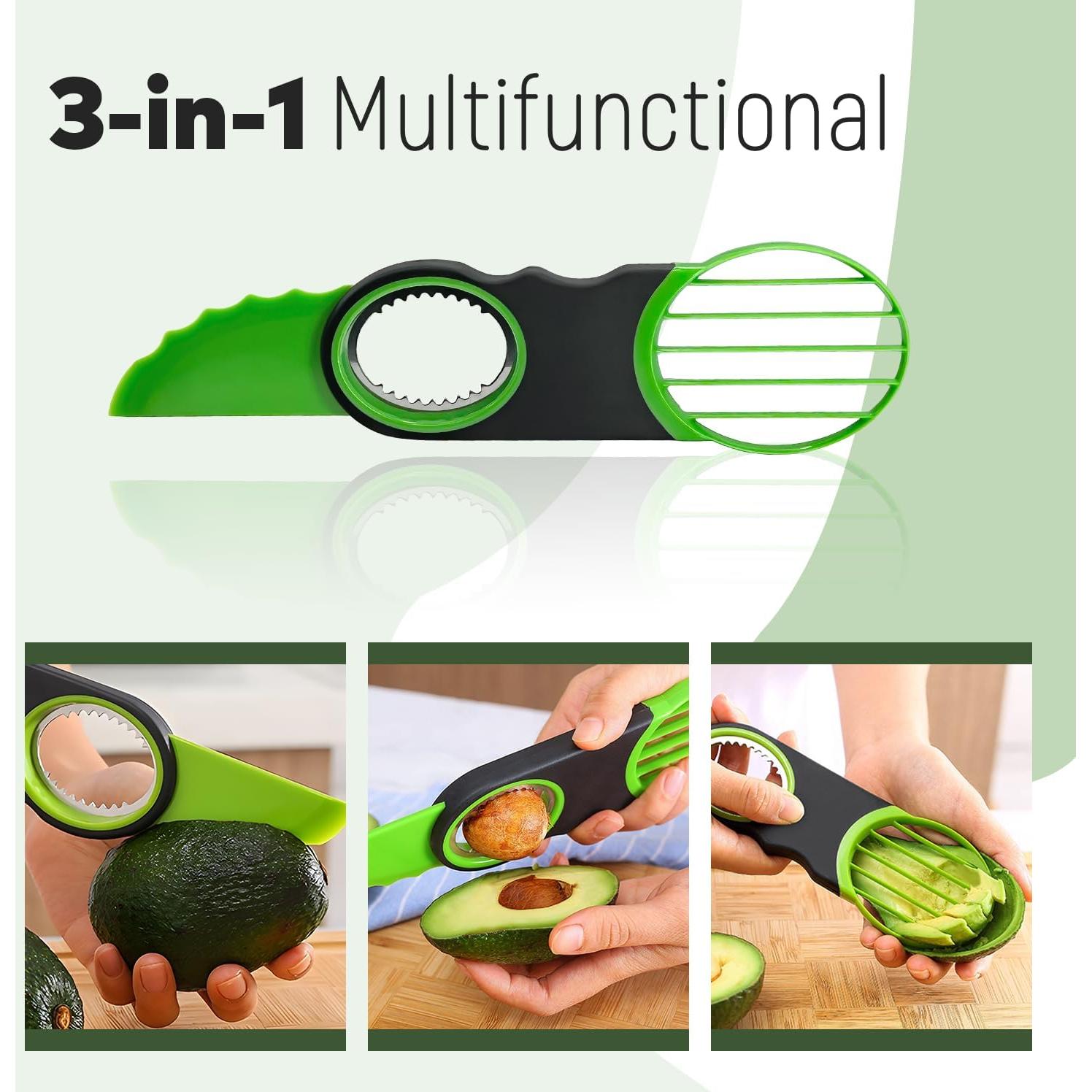 Juego de Cortadores de Aguacate FALESHOS 3 Piezas Apto Lavavajillas