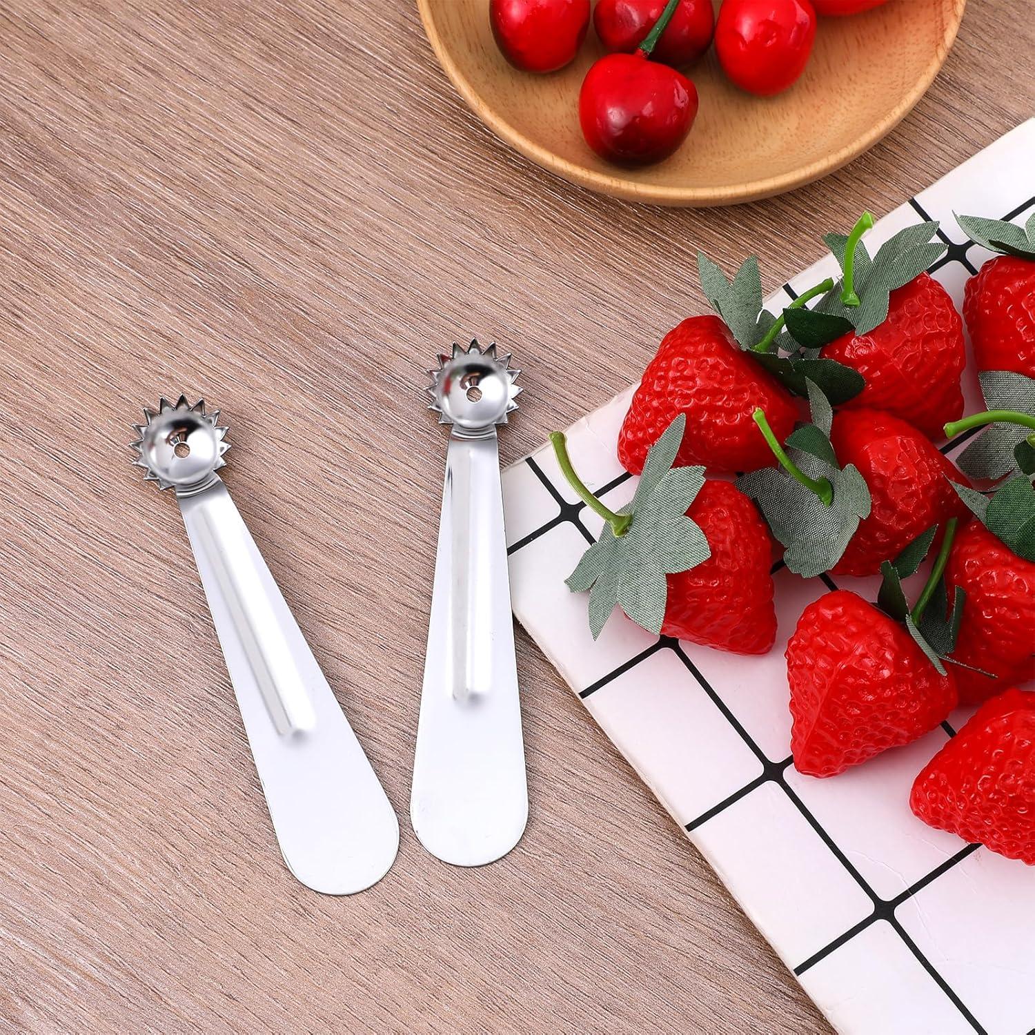 Desgajadoras de Fresas SHENLIU 4 Pcs Acero Inoxidable 11.2 cm