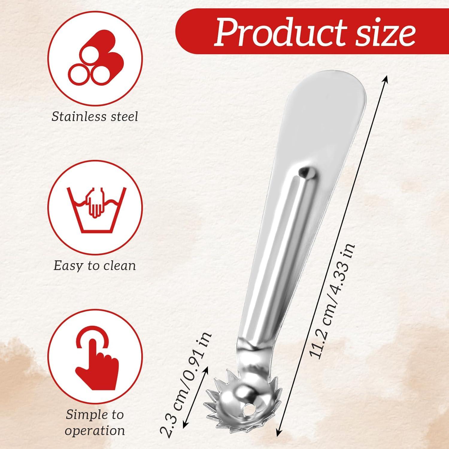 Desgajadoras de Fresas SHENLIU 4 Pcs Acero Inoxidable 11.2 cm