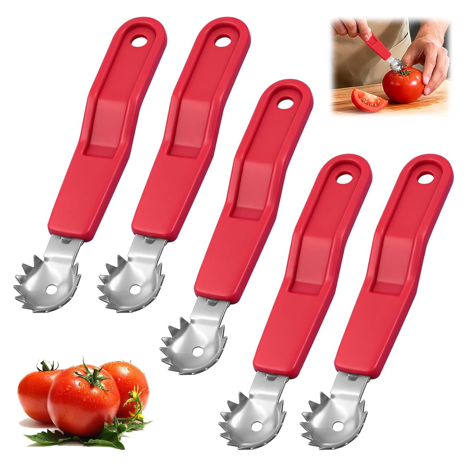 Herramienta Descorazonadora de Tomate y Fresa KCMOSGI - Acero Inoxidable