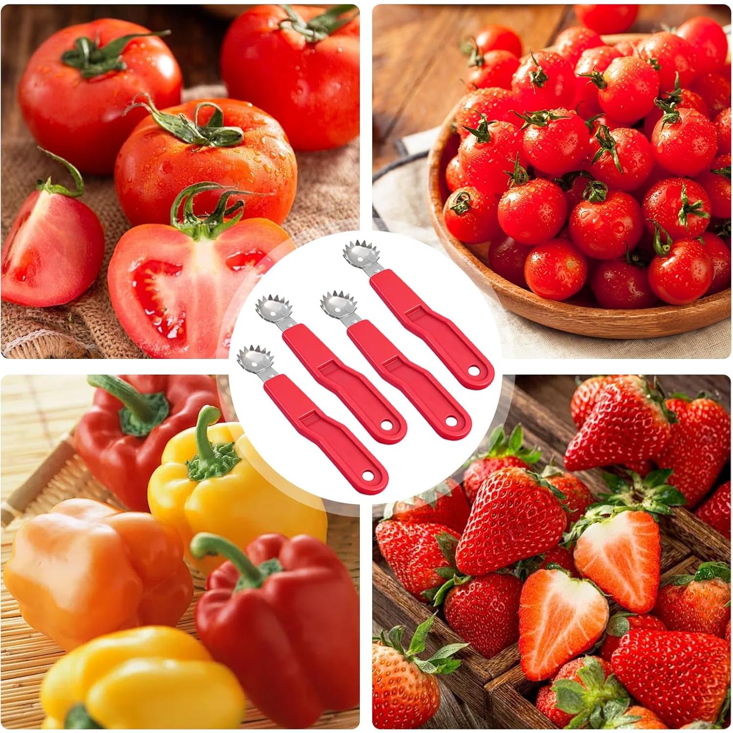 Herramienta Descorazonadora de Tomate y Fresa KCMOSGI - Acero Inoxidable
