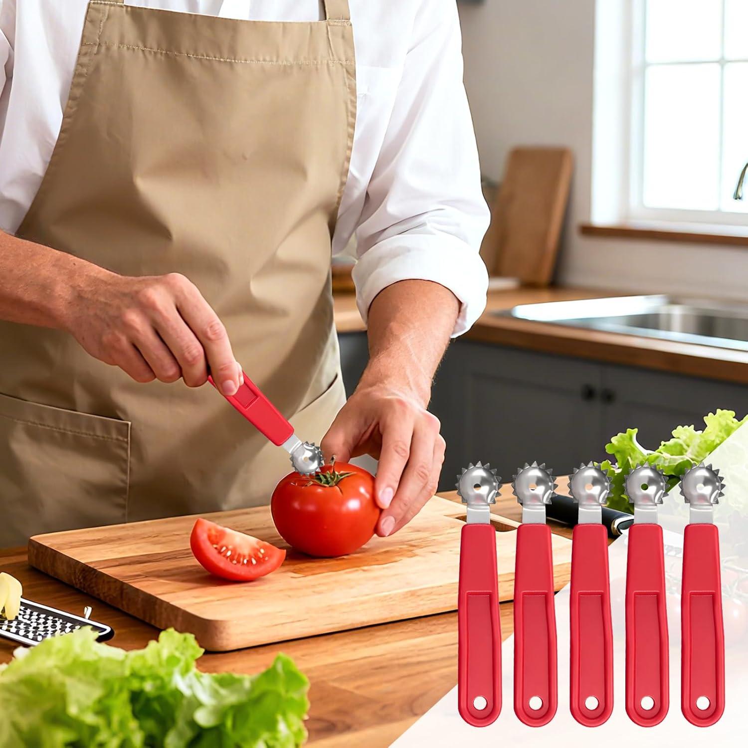 Herramienta Descorazonadora de Tomate y Fresa KCMOSGI - Acero Inoxidable