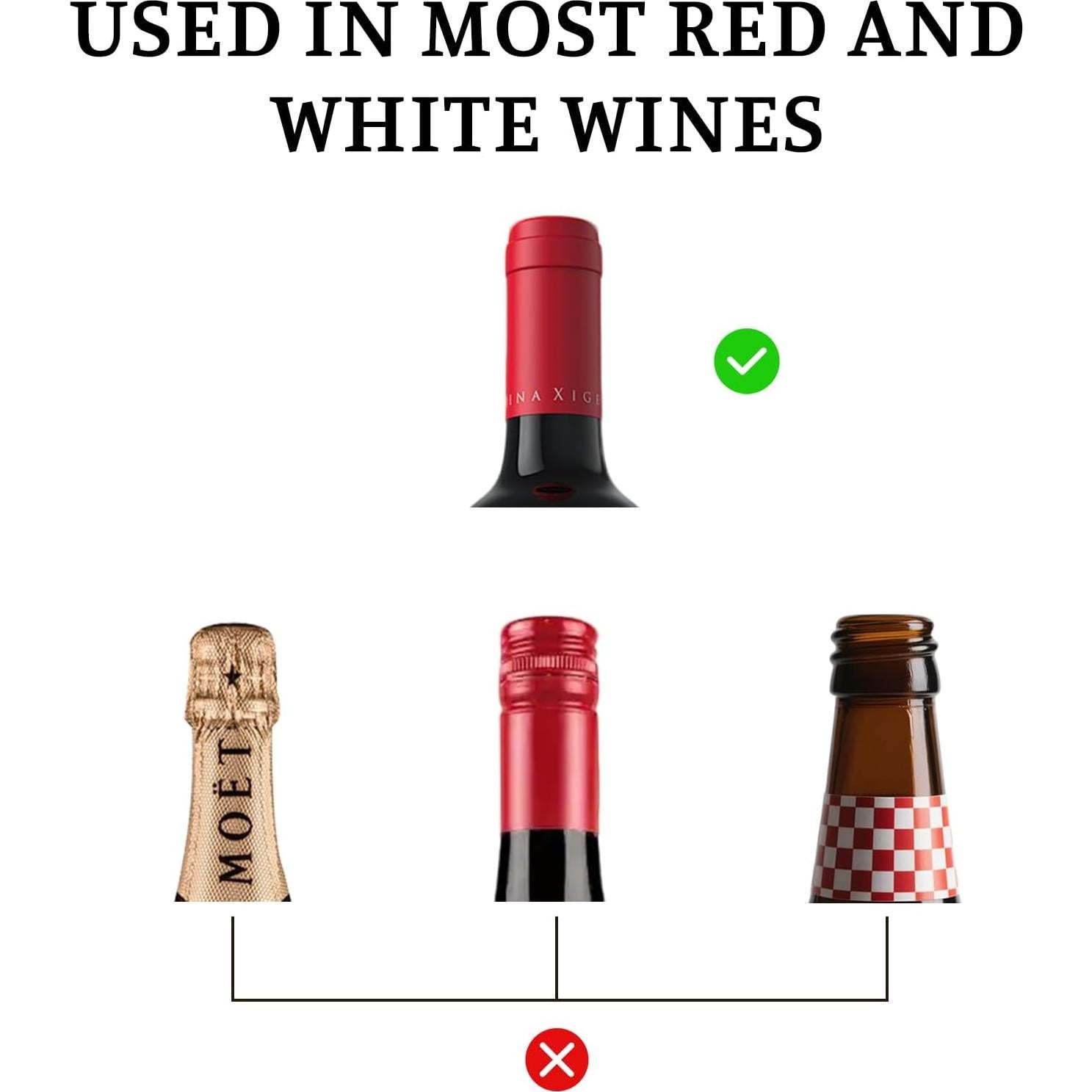 Juego de 2 Tapones de Vino LU CARTREF Acero Inoxidable