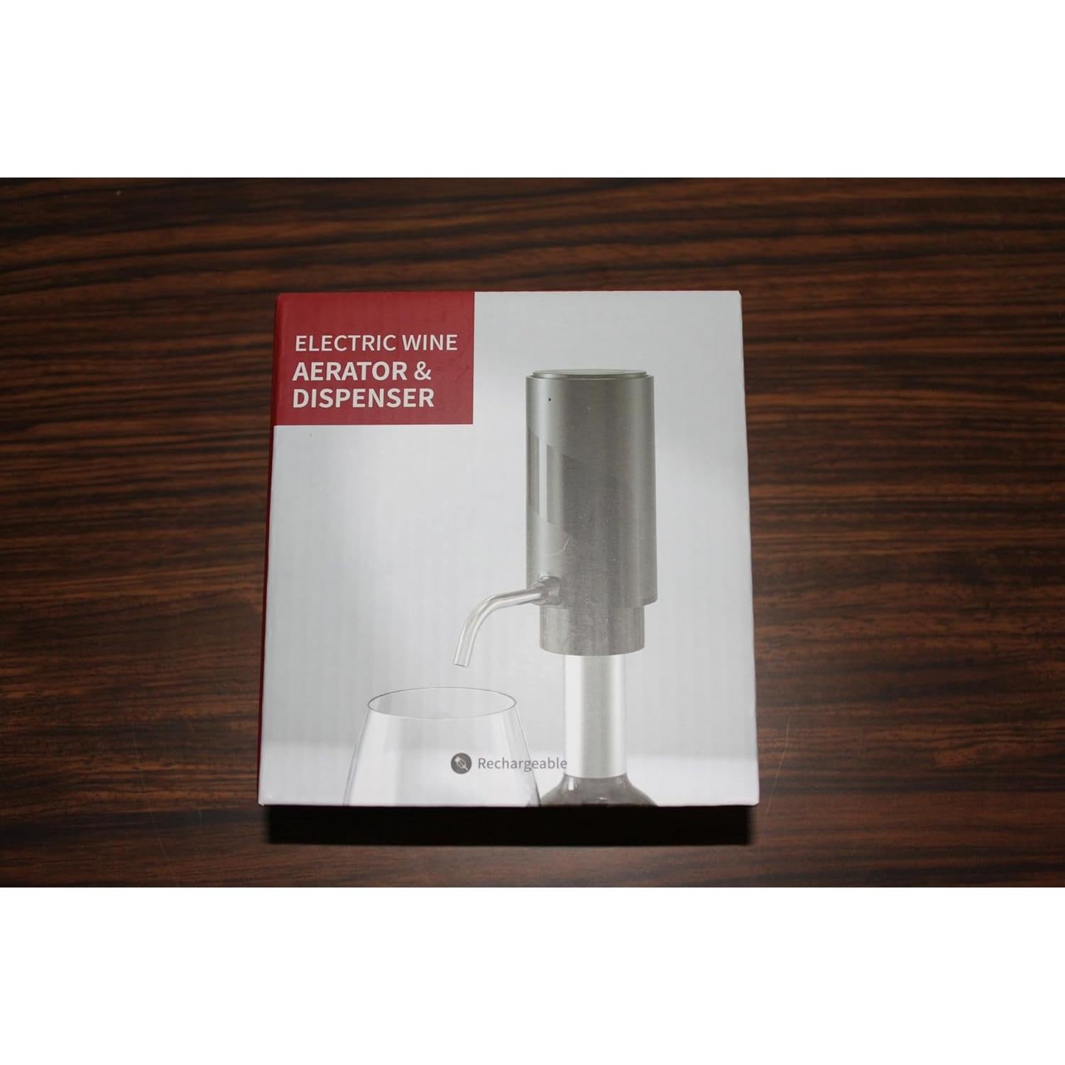 Aerador de Vino Eléctrico AIKARO Decantador Recargable 250ml