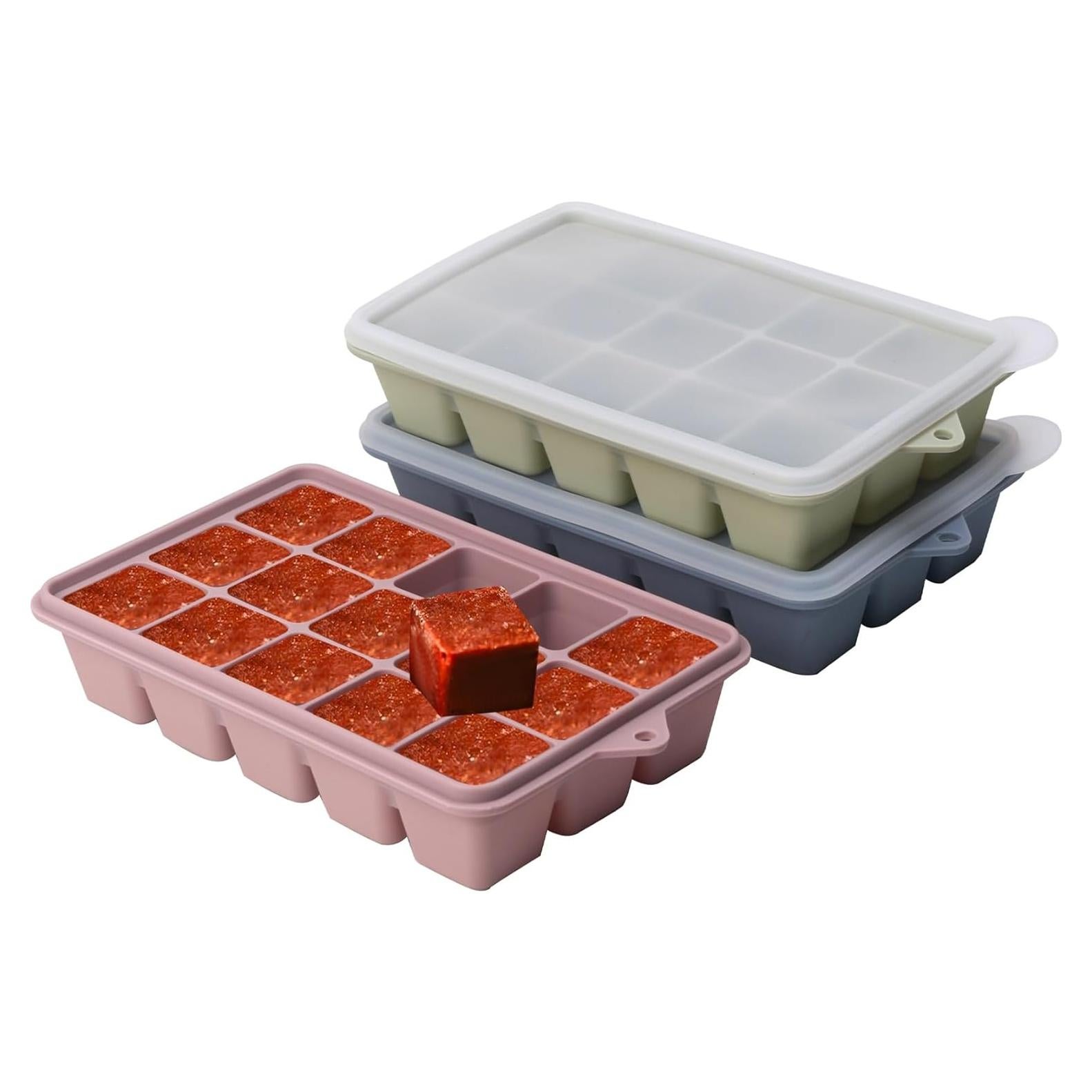 Moldes de Silicona para Congelar BECOKIT 2 Cucharadas Multicolor