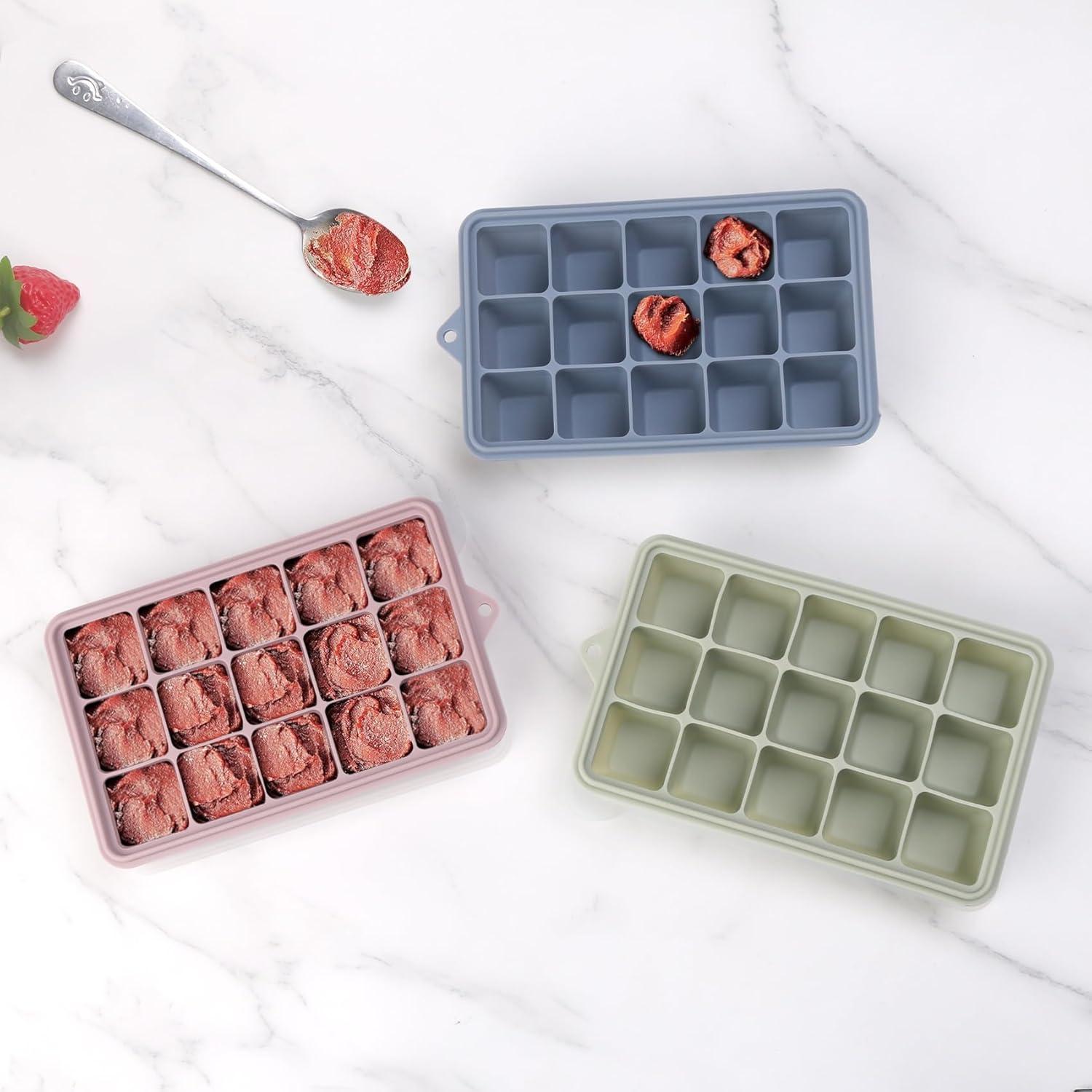 Moldes de Silicona para Congelar BECOKIT 2 Cucharadas Multicolor