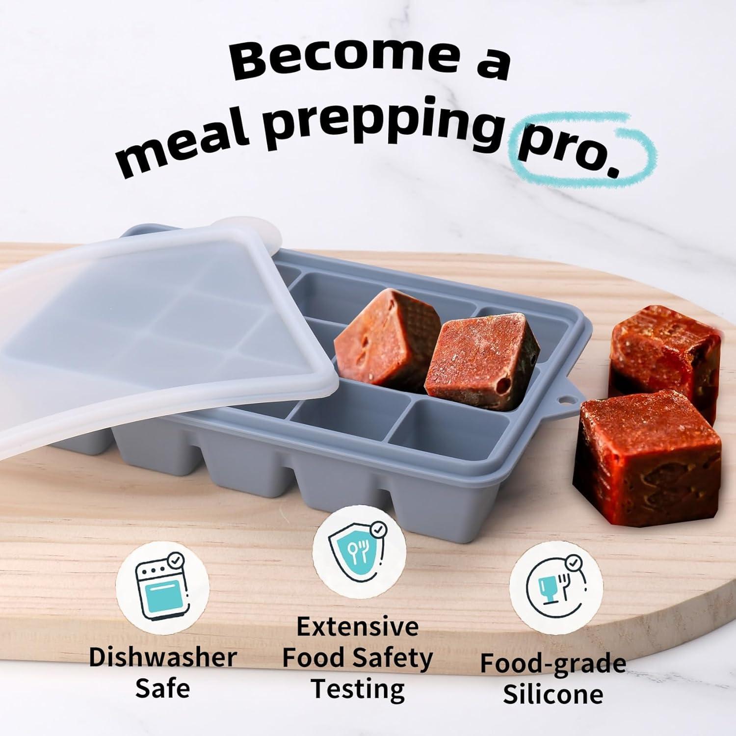 Moldes de Silicona para Congelar BECOKIT 2 Cucharadas Multicolor