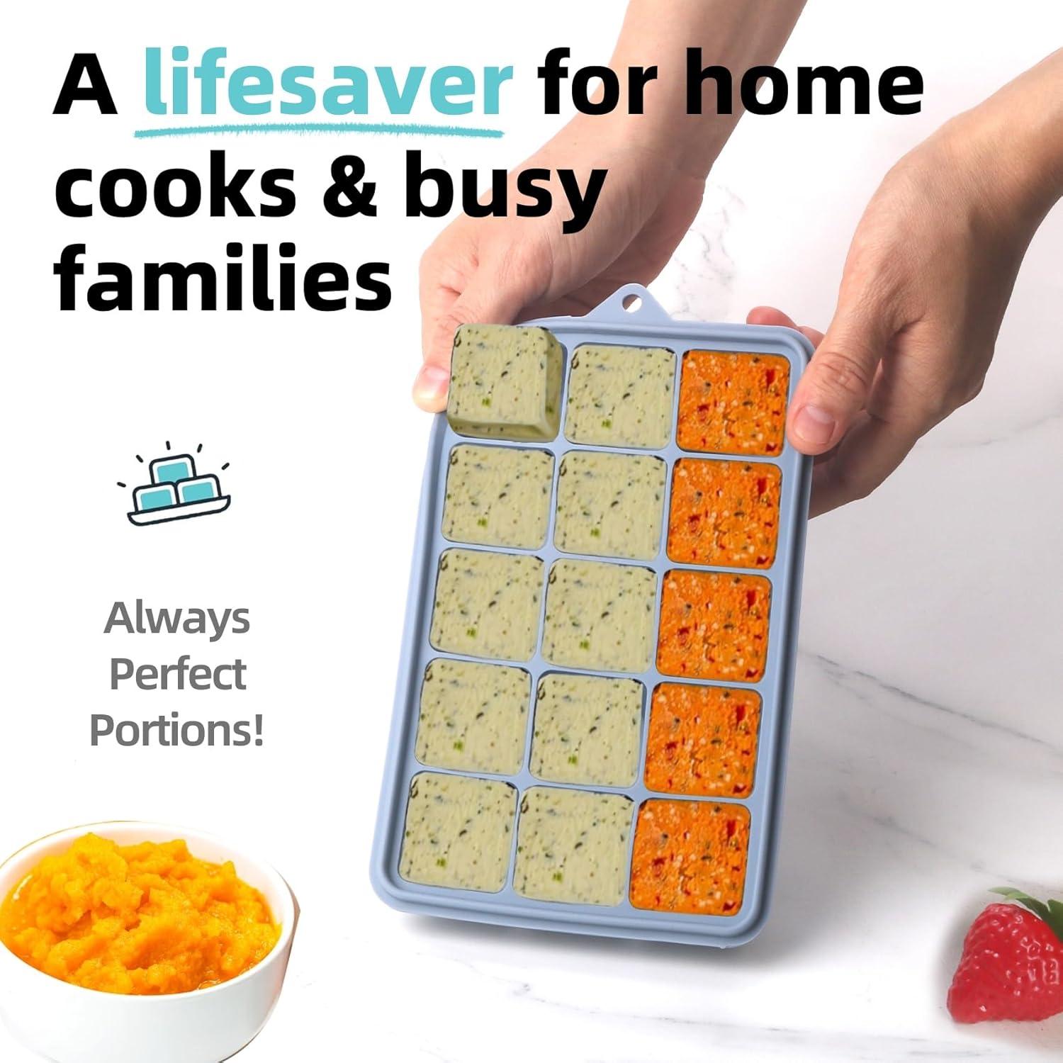 Moldes de Silicona para Congelar BECOKIT 2 Cucharadas Multicolor