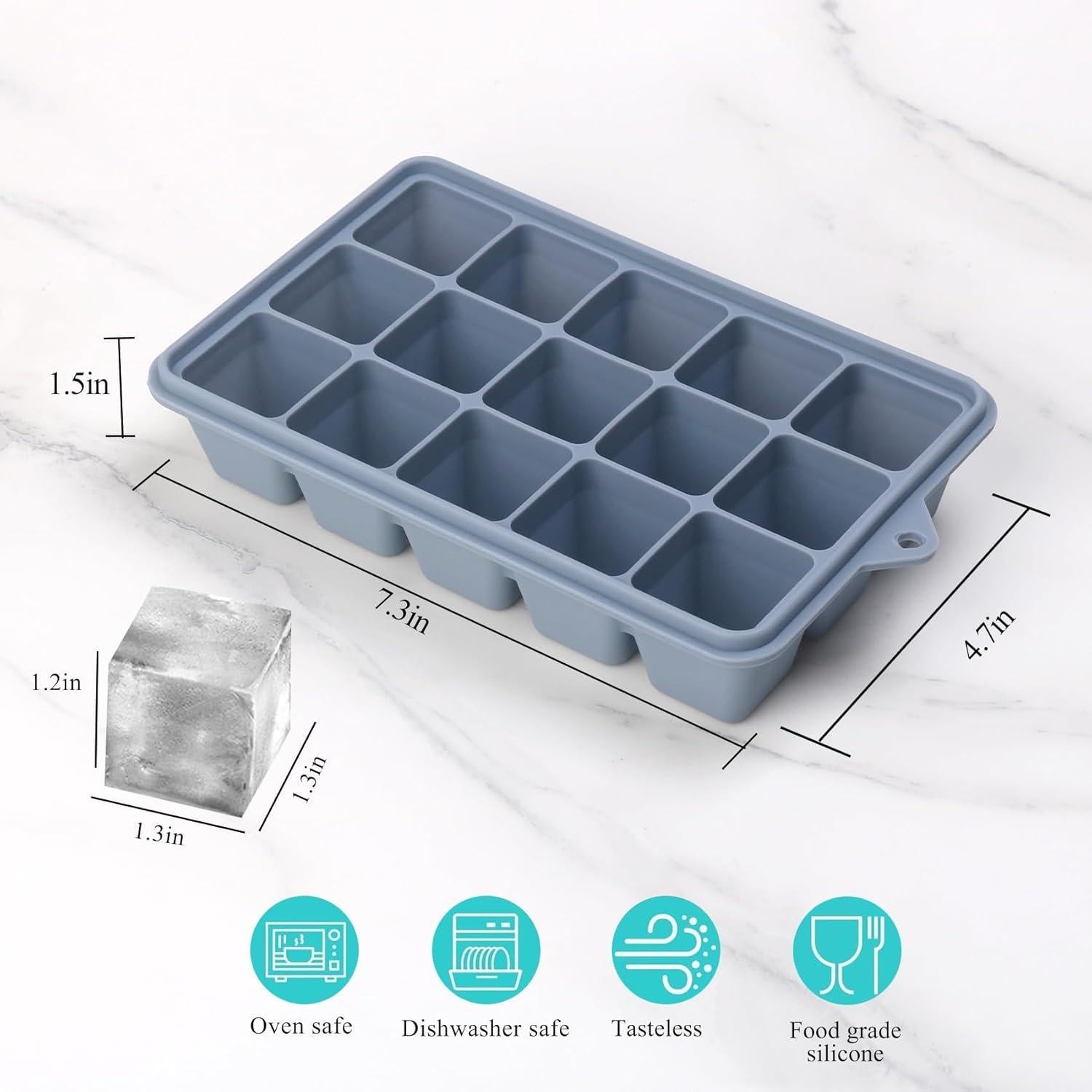 Moldes de Silicona para Congelar BECOKIT 2 Cucharadas Multicolor