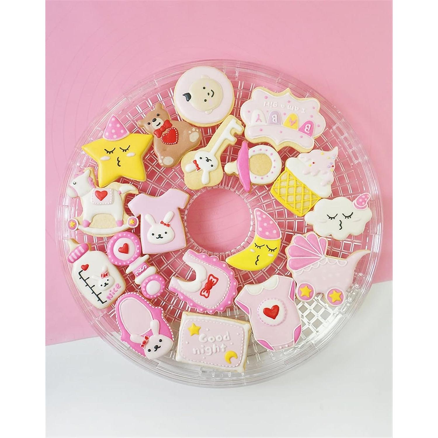 Juego de Cortadores de Galletas Baby Shower Comais 9 Piezas Acero Inoxidable