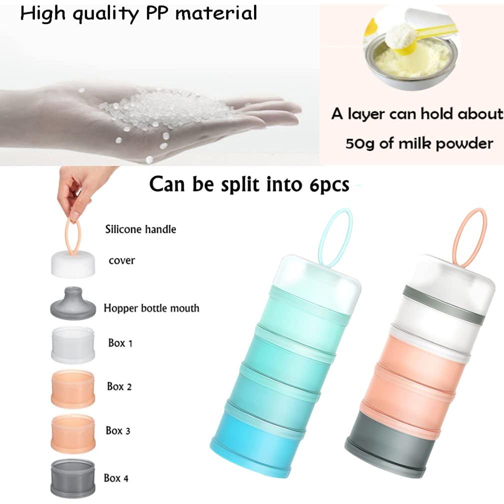 Contenedor de Almacenamiento de Snacks Yasonsen 4 Capas 480ml