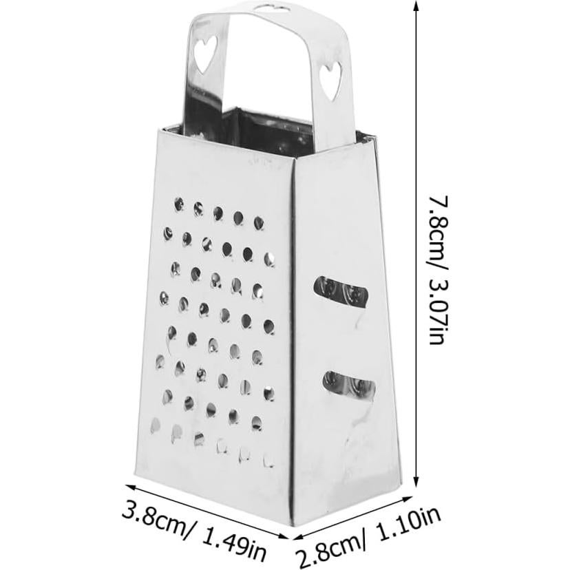 Rallador de Caja Compacto ABOOFAN Acero Inoxidable 6 Pcs