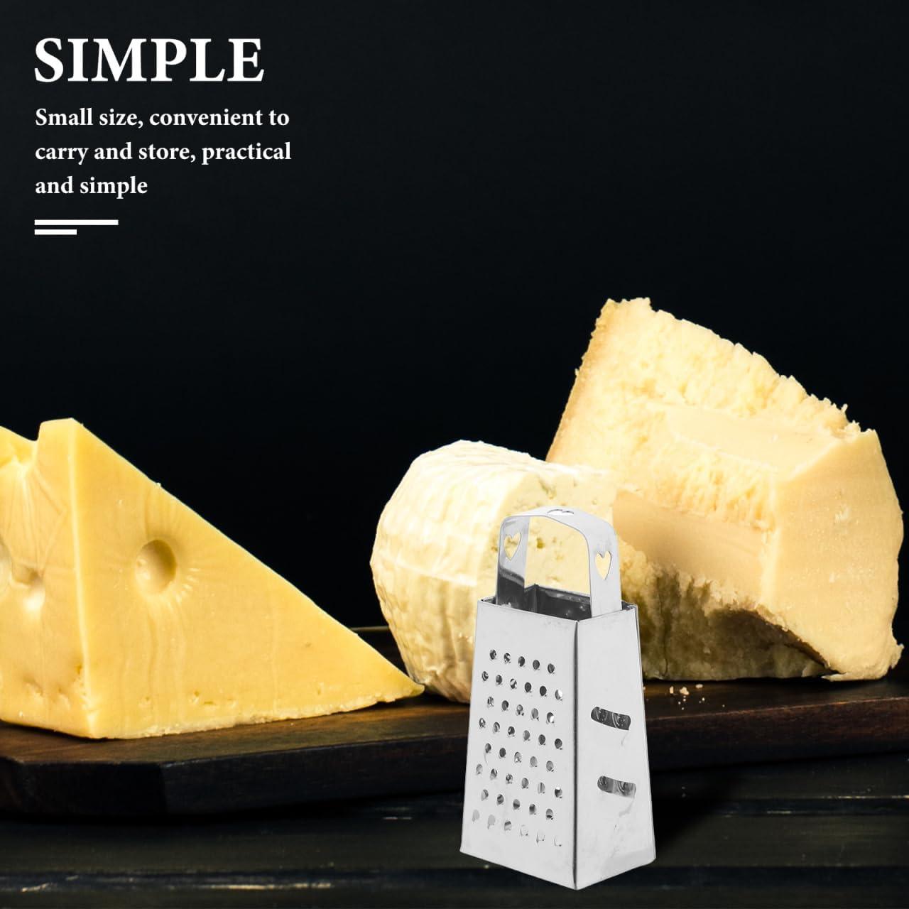 Rallador de Caja Compacto ABOOFAN Acero Inoxidable 6 Pcs