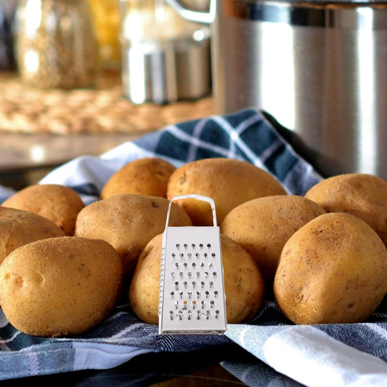 Rallador de Caja Compacto ABOOFAN Acero Inoxidable 6 Pcs