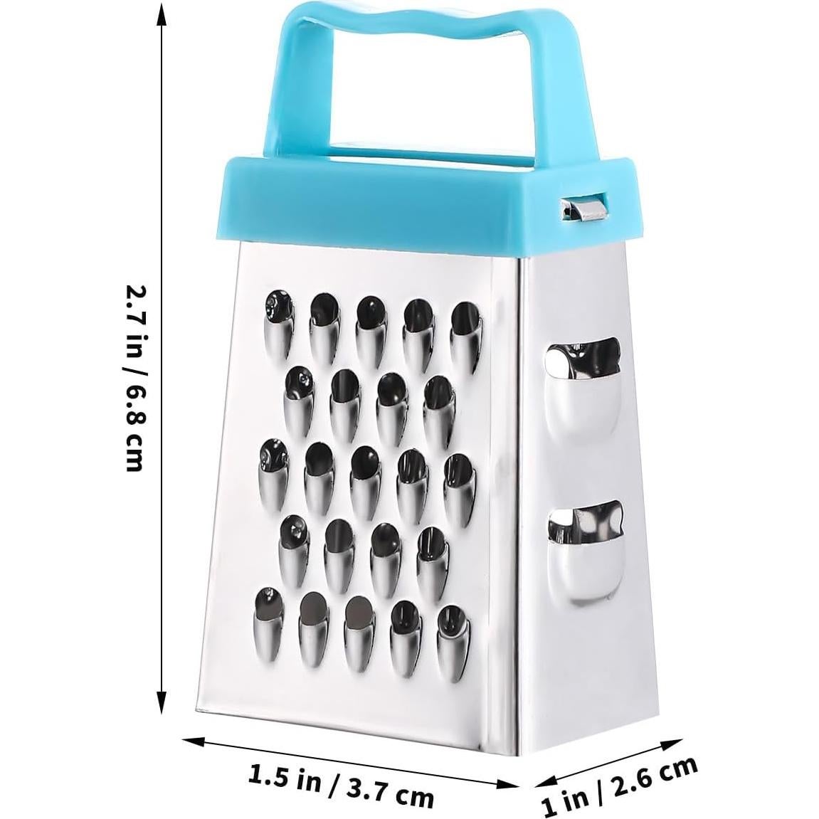 Rallador de Queso Mini Ciieeo 12 Pcs Acero Inoxidable 6.7x3.7 cm