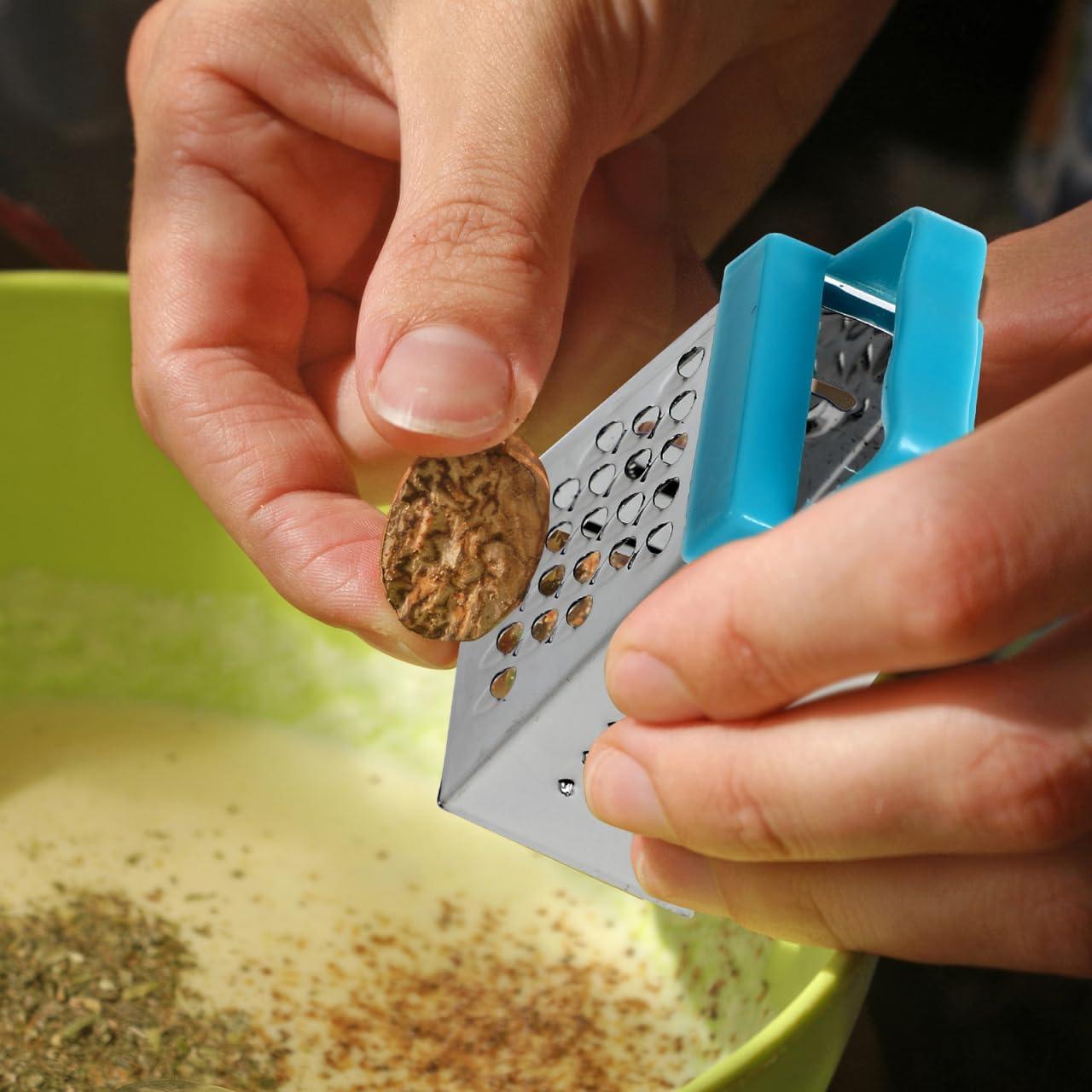 Rallador de Queso Mini Ciieeo 12 Pcs Acero Inoxidable 6.7x3.7 cm