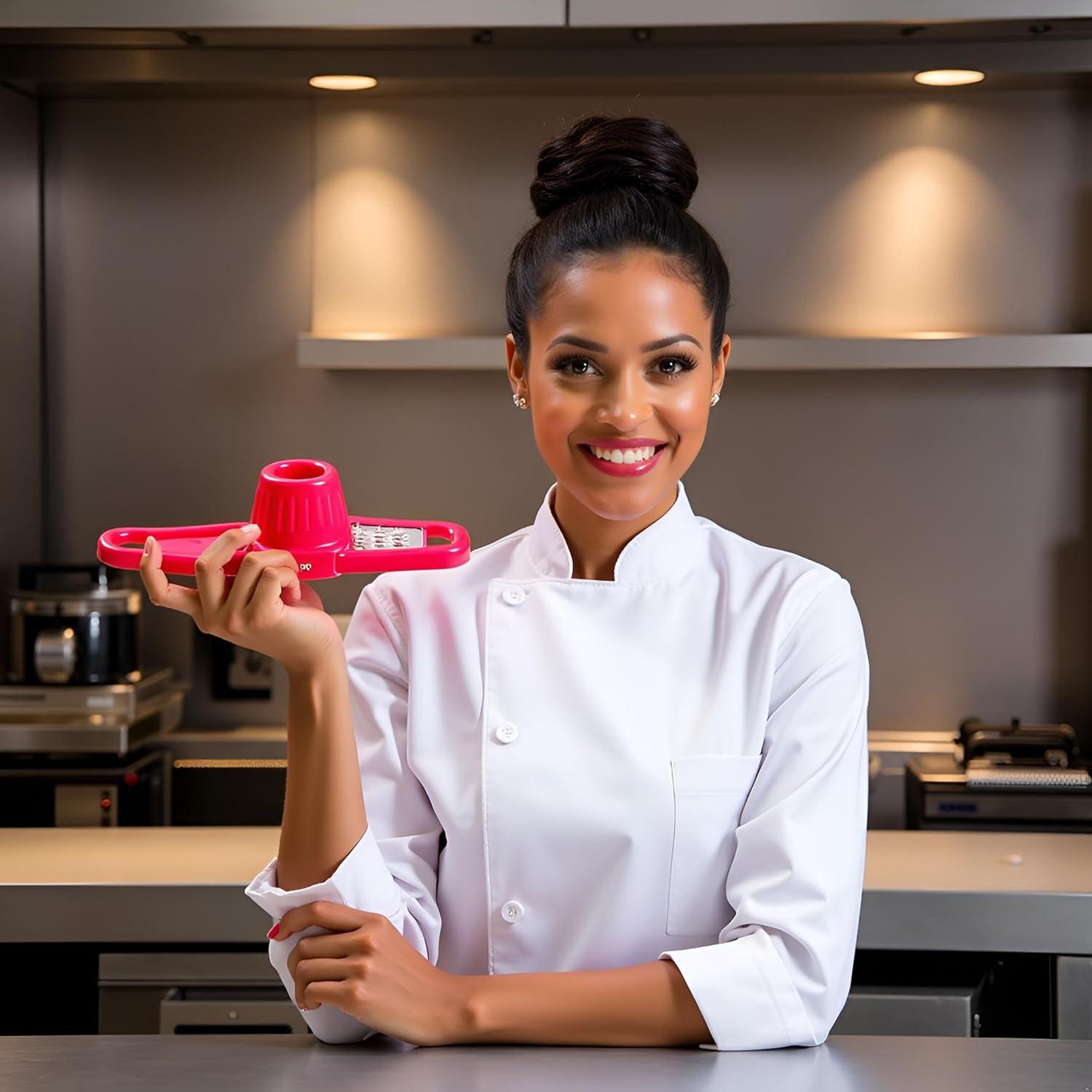 Rallador Multifuncional Cauaoa de Acero Inoxidable 2.54 cm