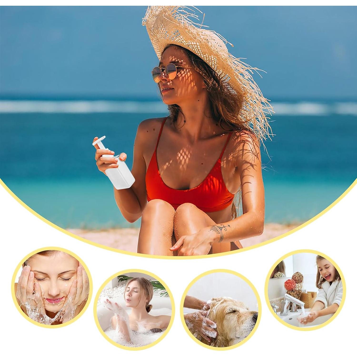 Botellas de Viaje Hethyo 4x110ml A Prueba de Fugas