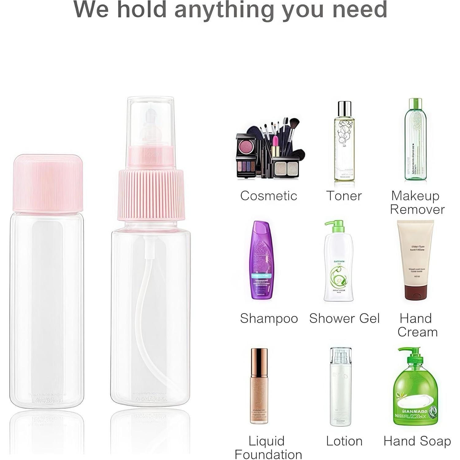 Kit de Botellas de Viaje Vitog 13 Piezas Aprobado por TSA