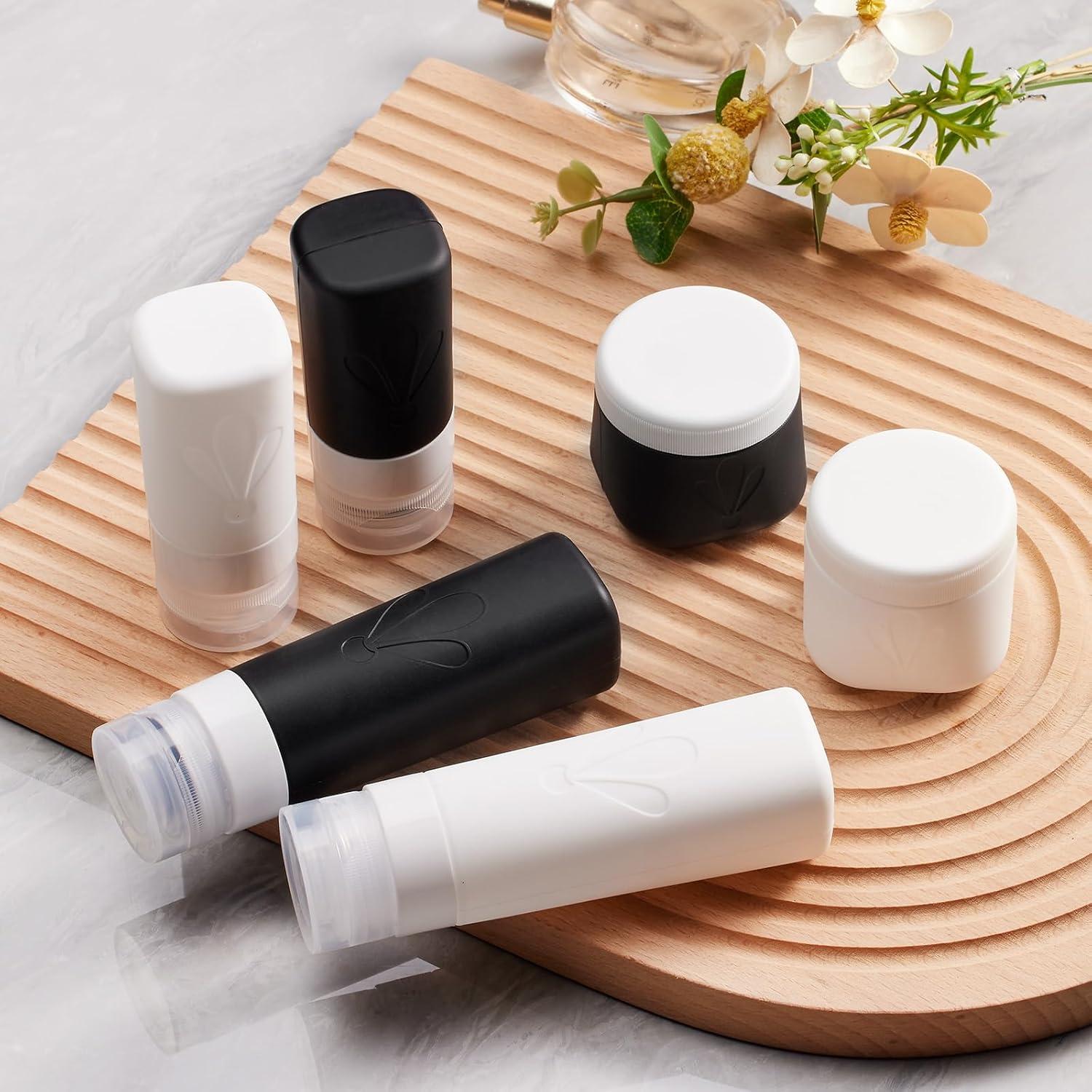 Juego de Botellas de Silicona INSFIT 6 Piezas Viaje 3oz